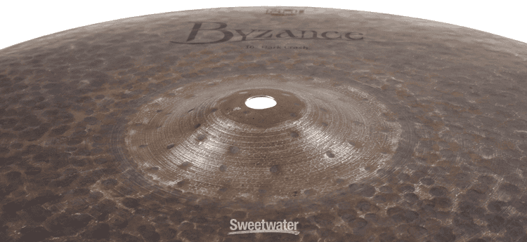 Meinl Cymbals 16 inch Byzance Dark Crash Cymbal | Sweetwater