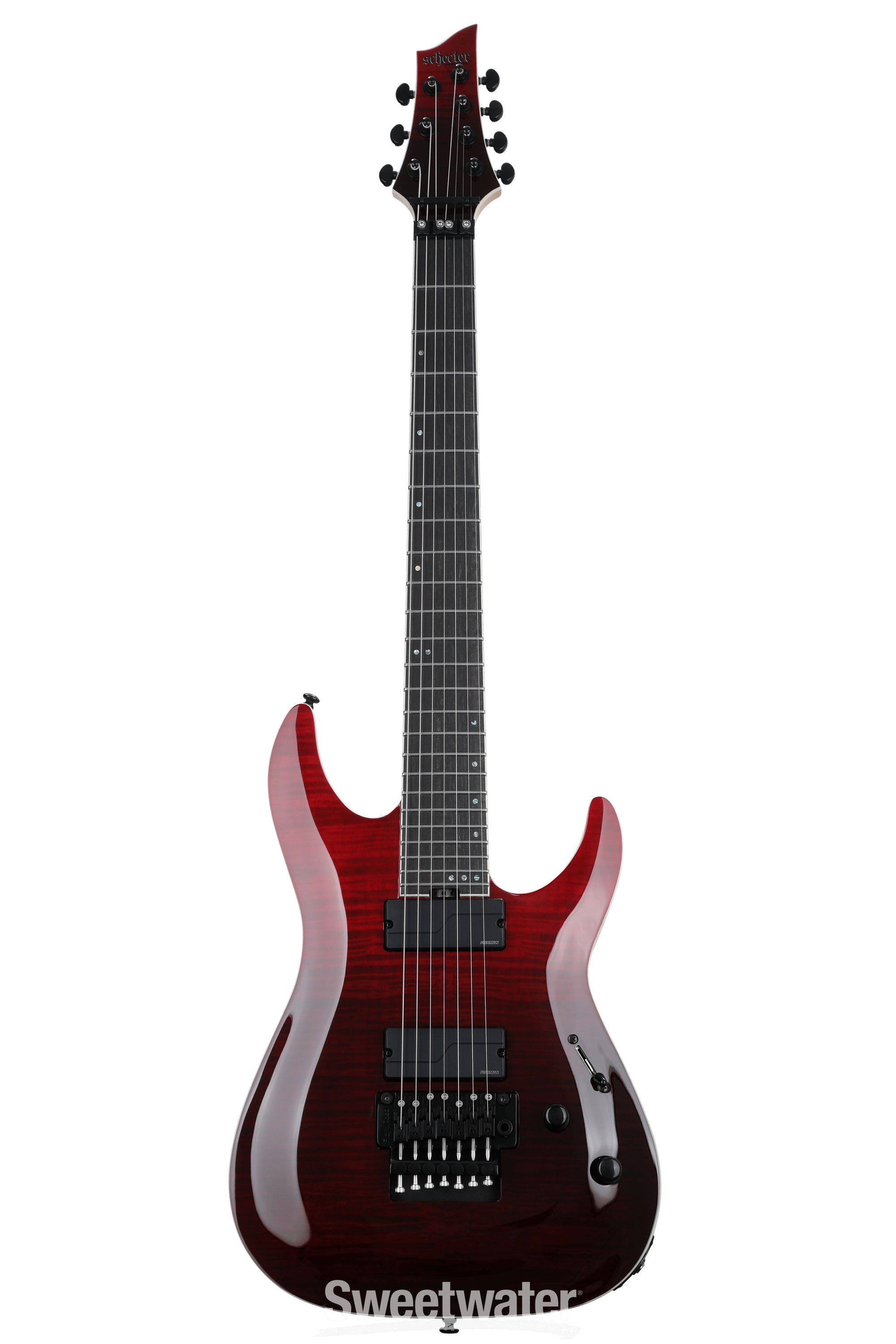 Schecter C-7 FR SLS Elite Electric Guitar - Blood Burst | Sweetwater