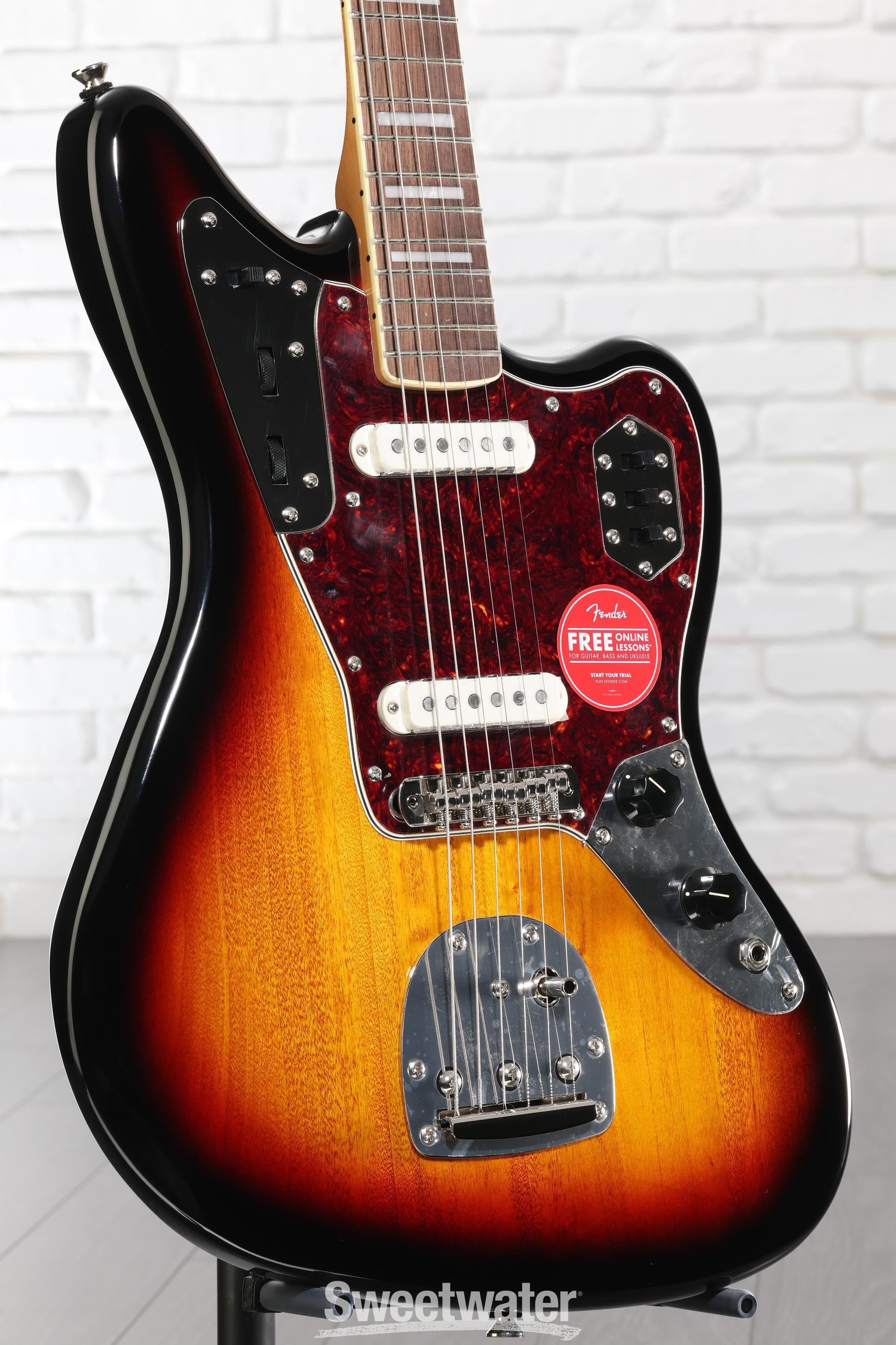 Squier Classic Vibe '70s Jaguar - 3-Tone Sunburst | Sweetwater