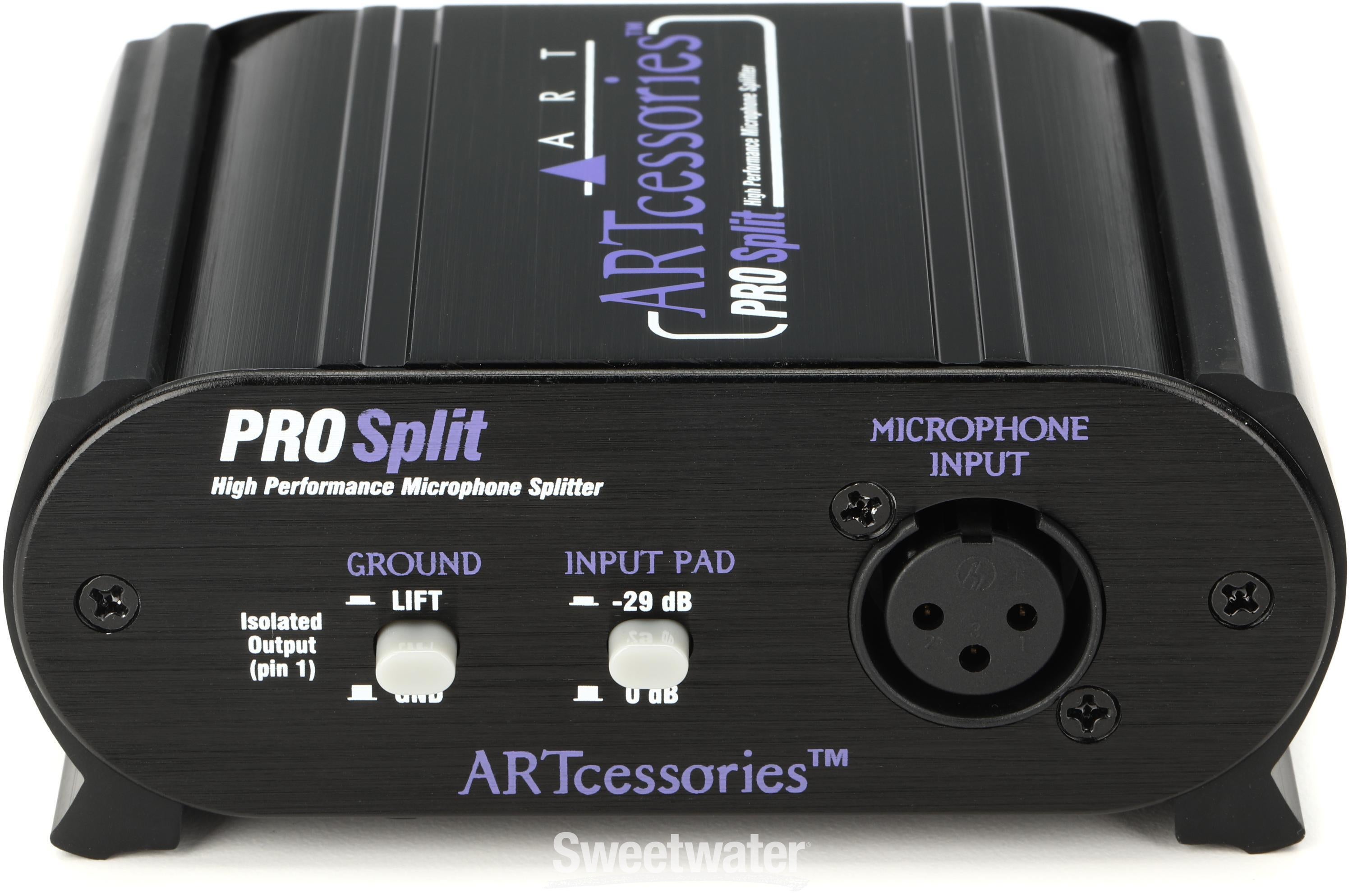 ART ProSplit Microphone Splitter | Sweetwater