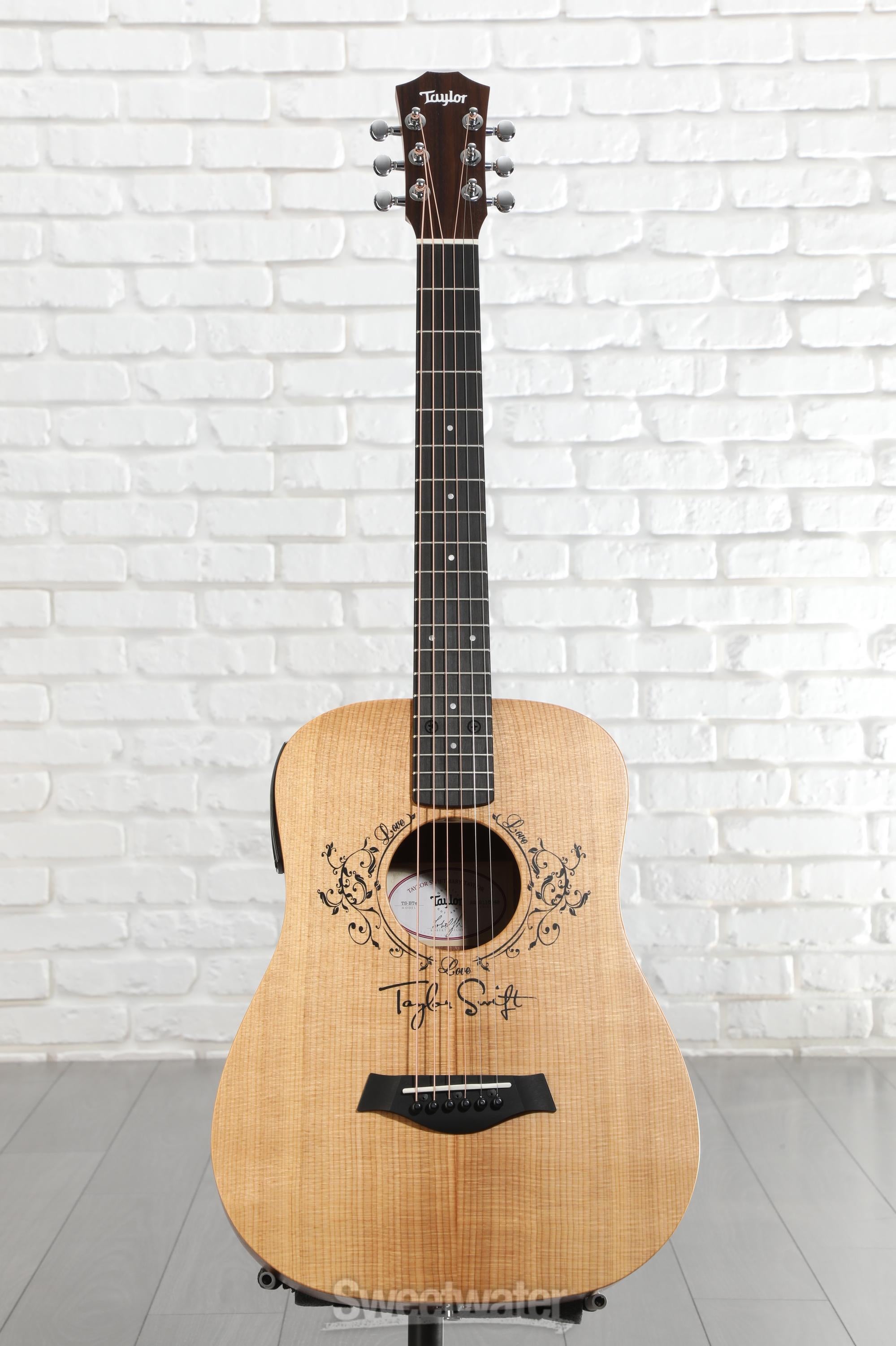 Taylor TSBTe Taylor Swift Acoustic-Electric Guitar - Natural Sitka