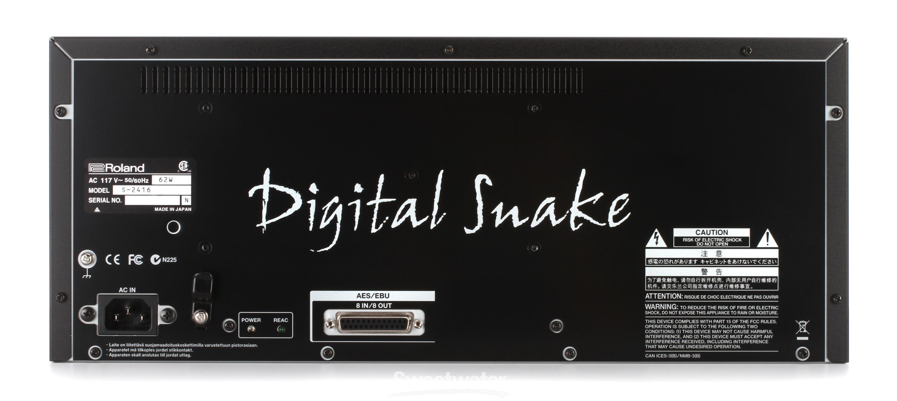 Roland S-2416 Digital Snake Stage Unit | Sweetwater
