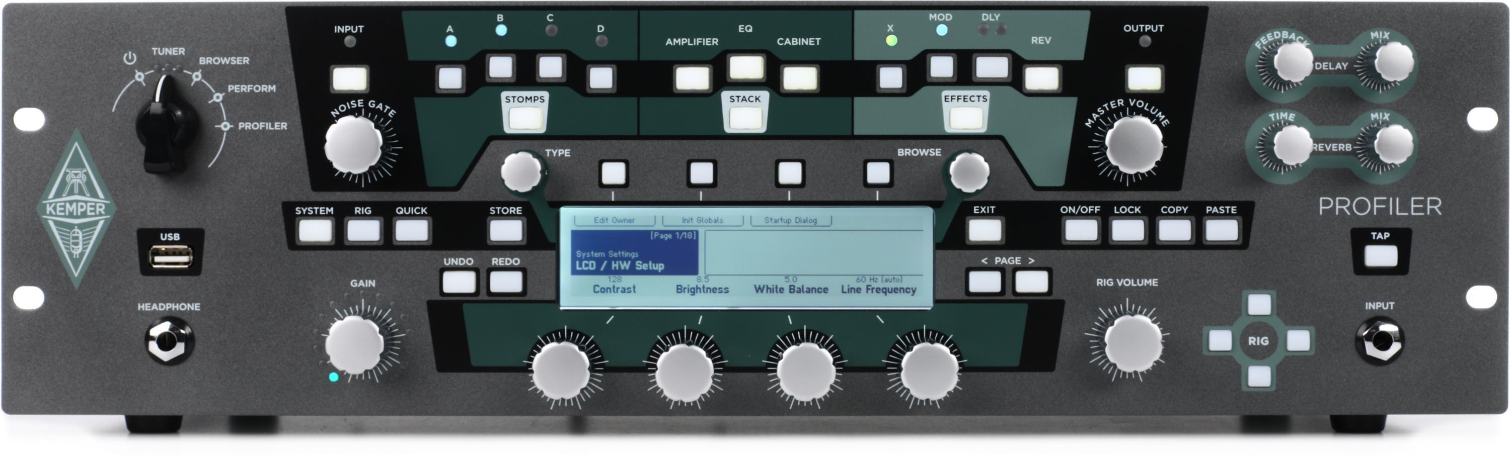 Kemper Profiler Power Rack - 600-watt Rackmount Profiling Amp Head