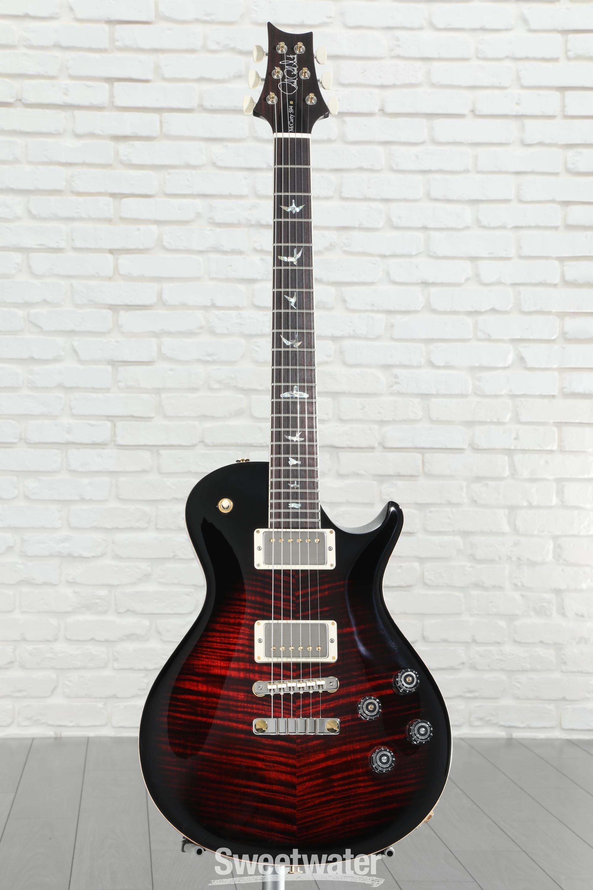 PRS McCarty 594 Singlecut 10-Top Electric Guitar - Fire Red