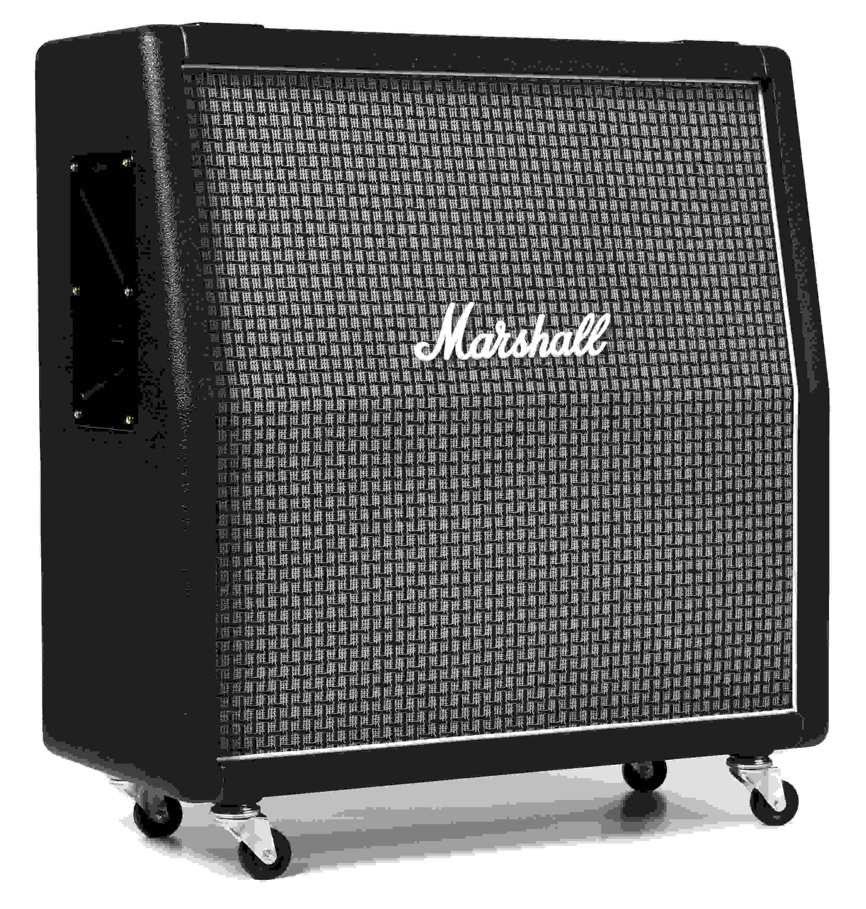 Marshall 1960AX 100-watt 4x12-inch Angled Extension Cabinet with Greenbacks