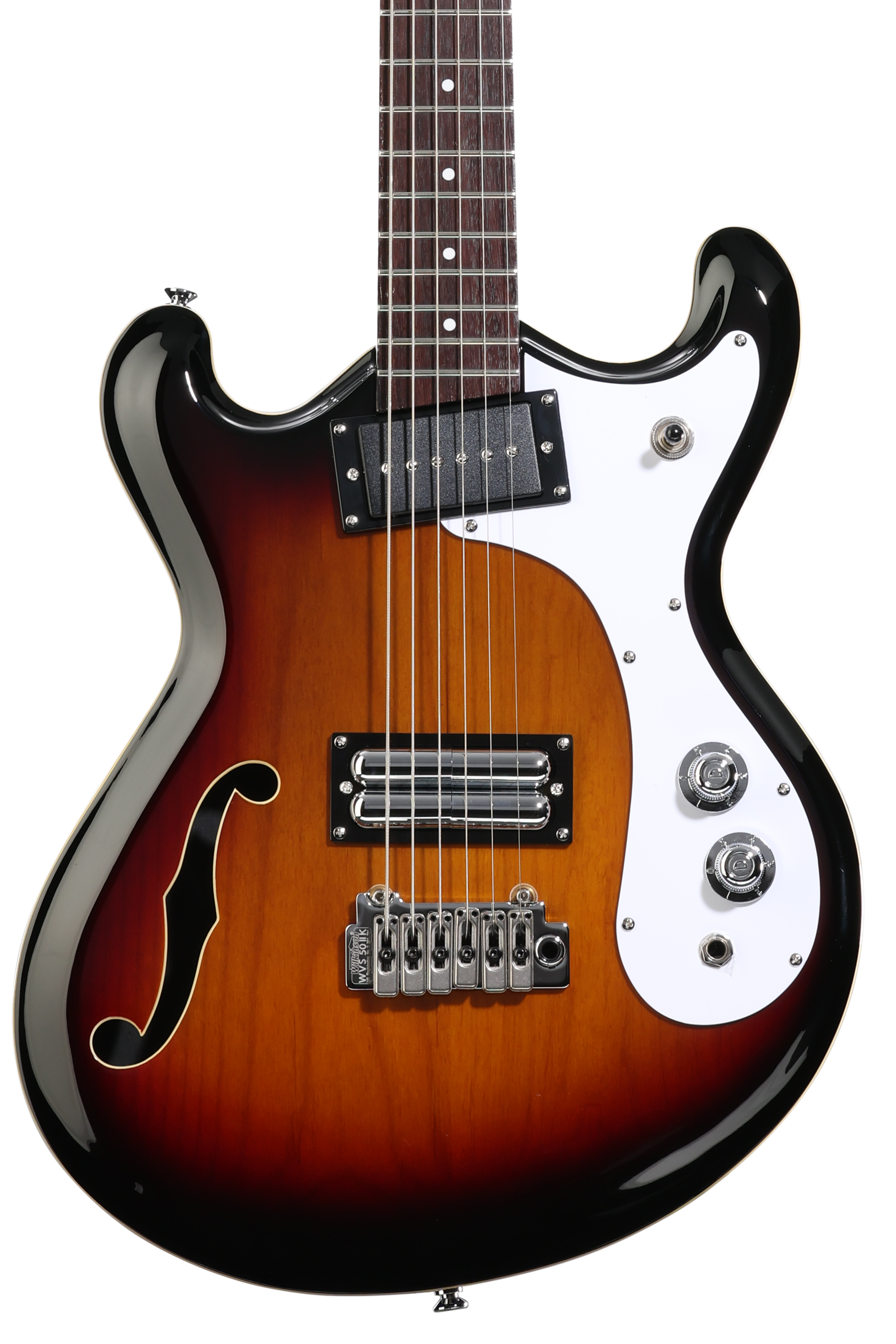 Danelectro 66BT Baritone Electric Guitar - 3-Tone Sunburst