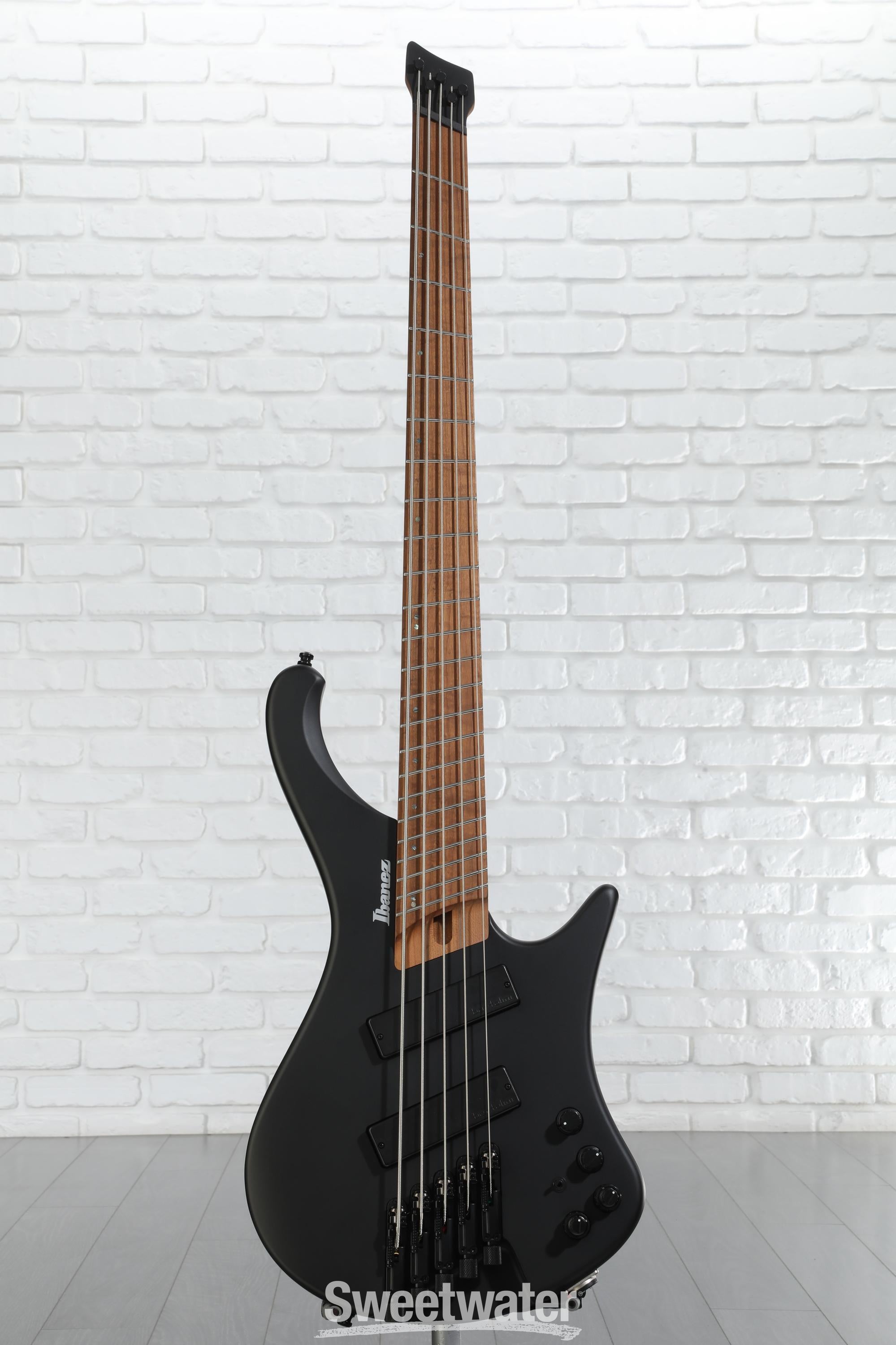 超ポイントアップ祭 Bass Ibanez Workshop Flat Black - Guitar Bass EHB1005MS ベース