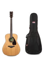 Photo of Yamaha FG800J Acoustic Guitar and Gator 4G Series Gig Bag - Natural