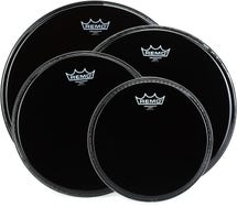 Product Image - This Item - Remo Ambassador Ebony 4-piece Tom Pack - 10/12/14/16 inch