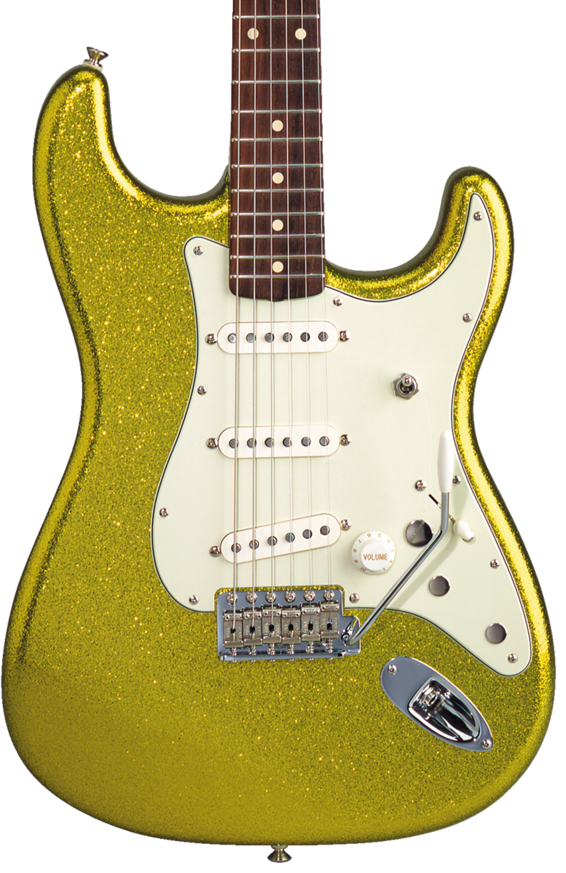 Fender Custom Shop Dick Dale Signature Stratocaster - Chartreuse Sparkle