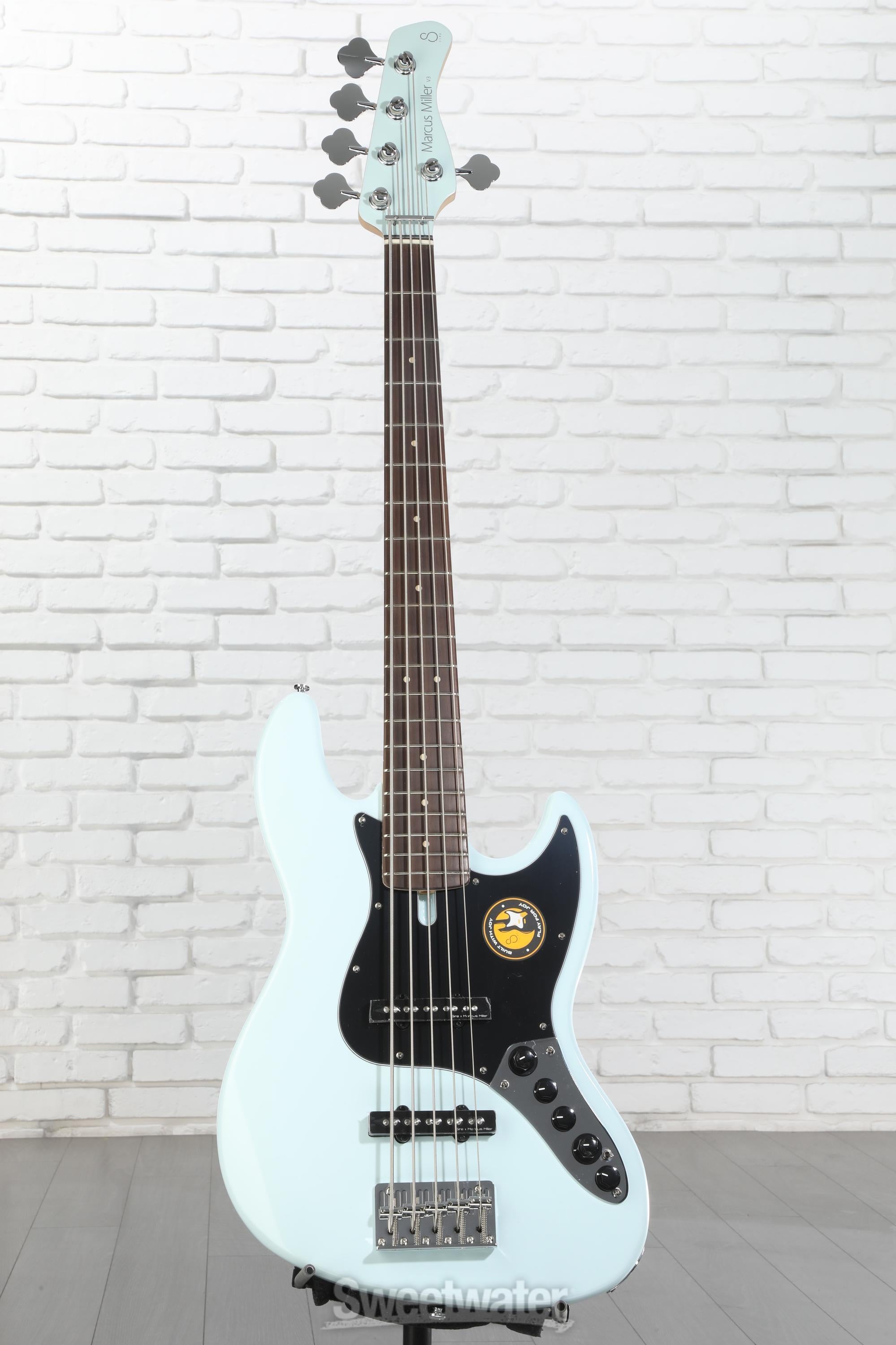 Sire V3 5弦 Sire Marcus Miller V3 5-string Bass Guitar - Sonic Blue | Sweetwater