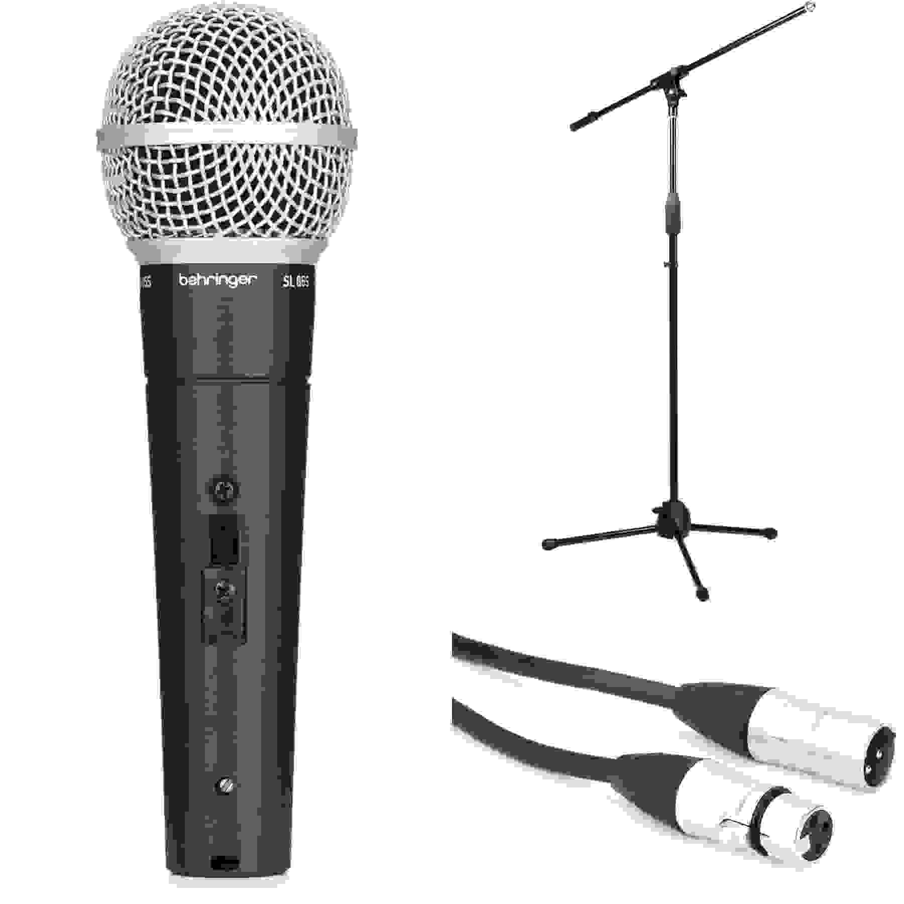 Behringer SL 85S Cardioid Dynamic Vocal Microphone with Stand and Cable ...