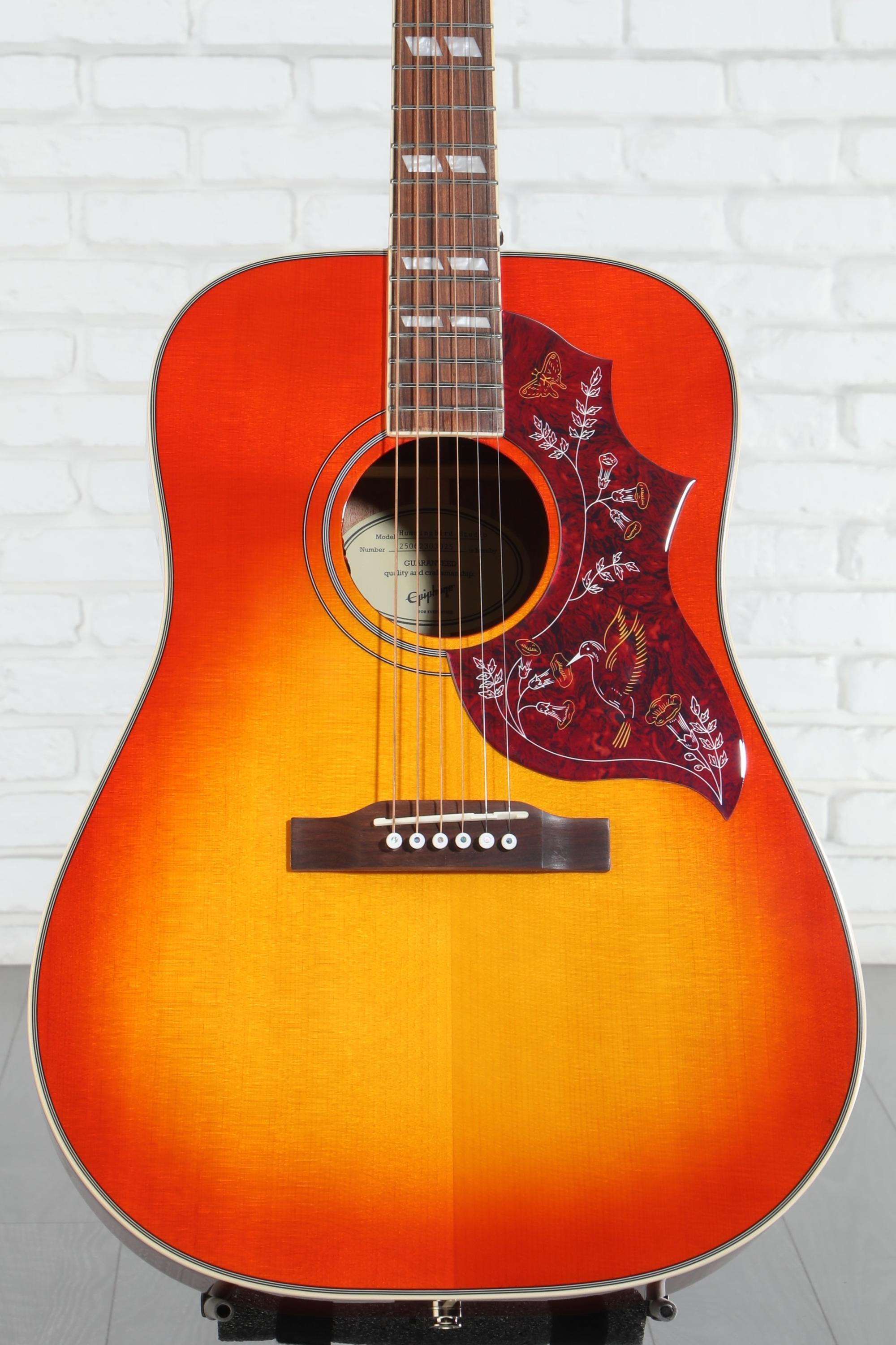 Epiphone Hummingbird Studio Acoustic-Electric Guitar - Faded