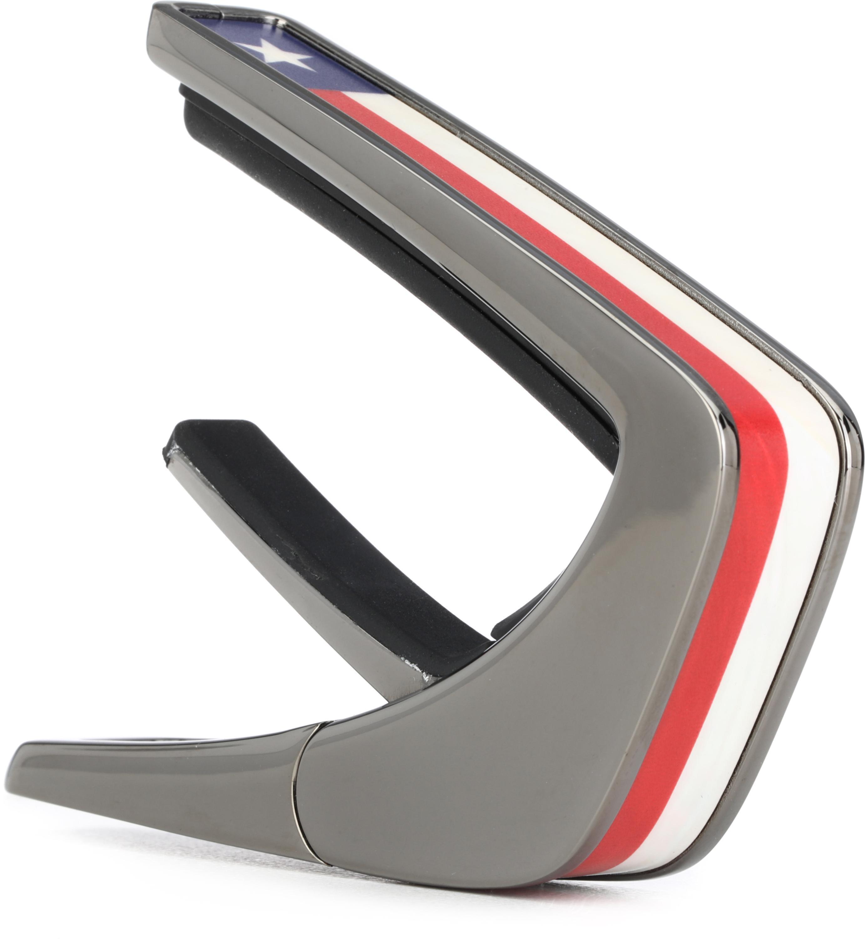 Photo of Thalia Deluxe Capo - Black Chrome, Texas Lone Star