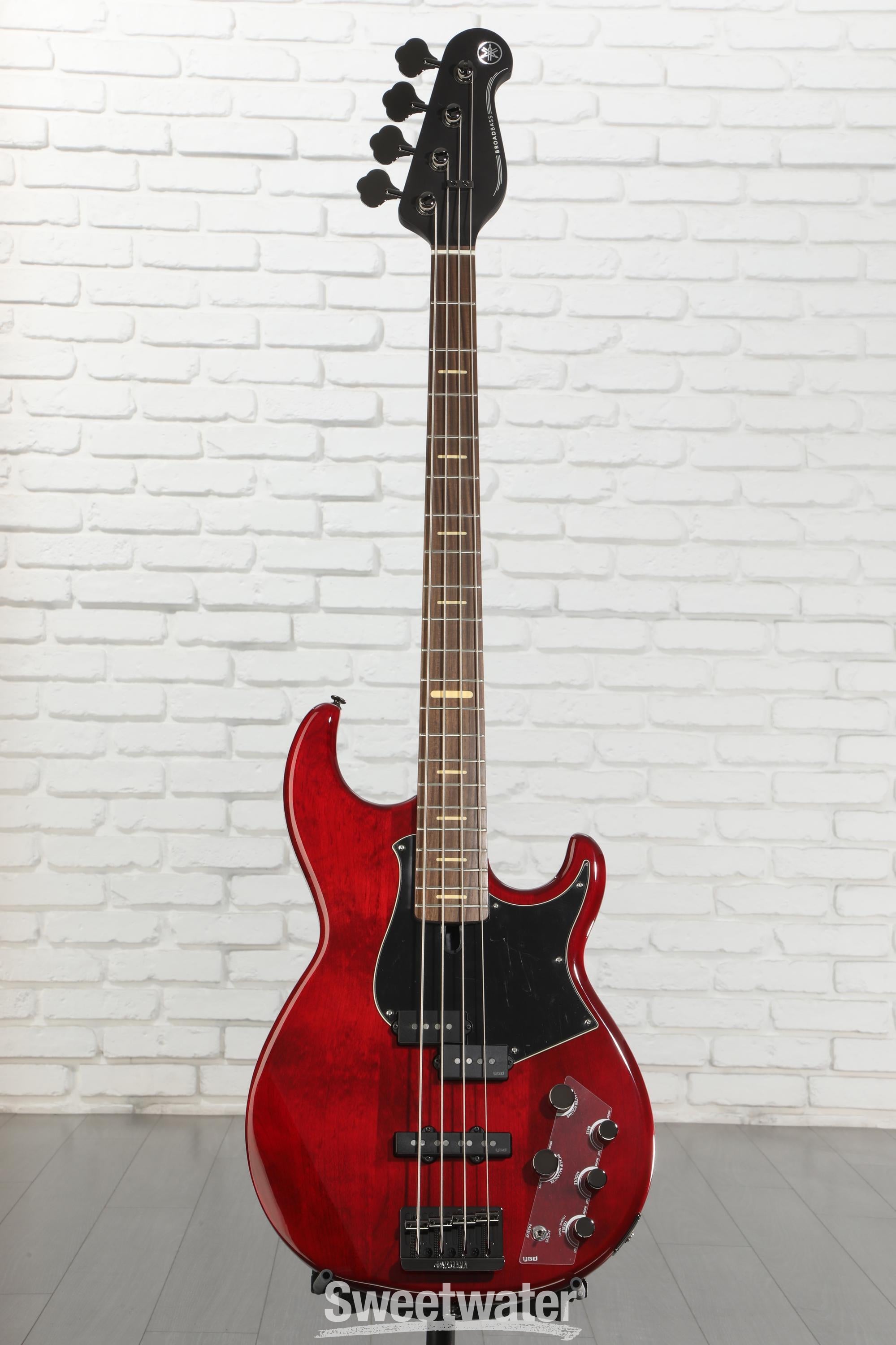 Yamaha BB734A 4-string Bass Guitar - Fired Red | Sweetwater