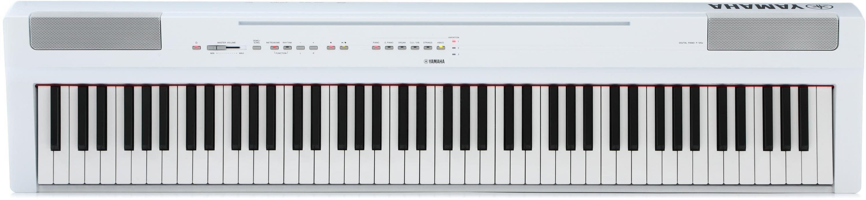 Yamaha P-125a 88-key Digital Piano - White | Sweetwater