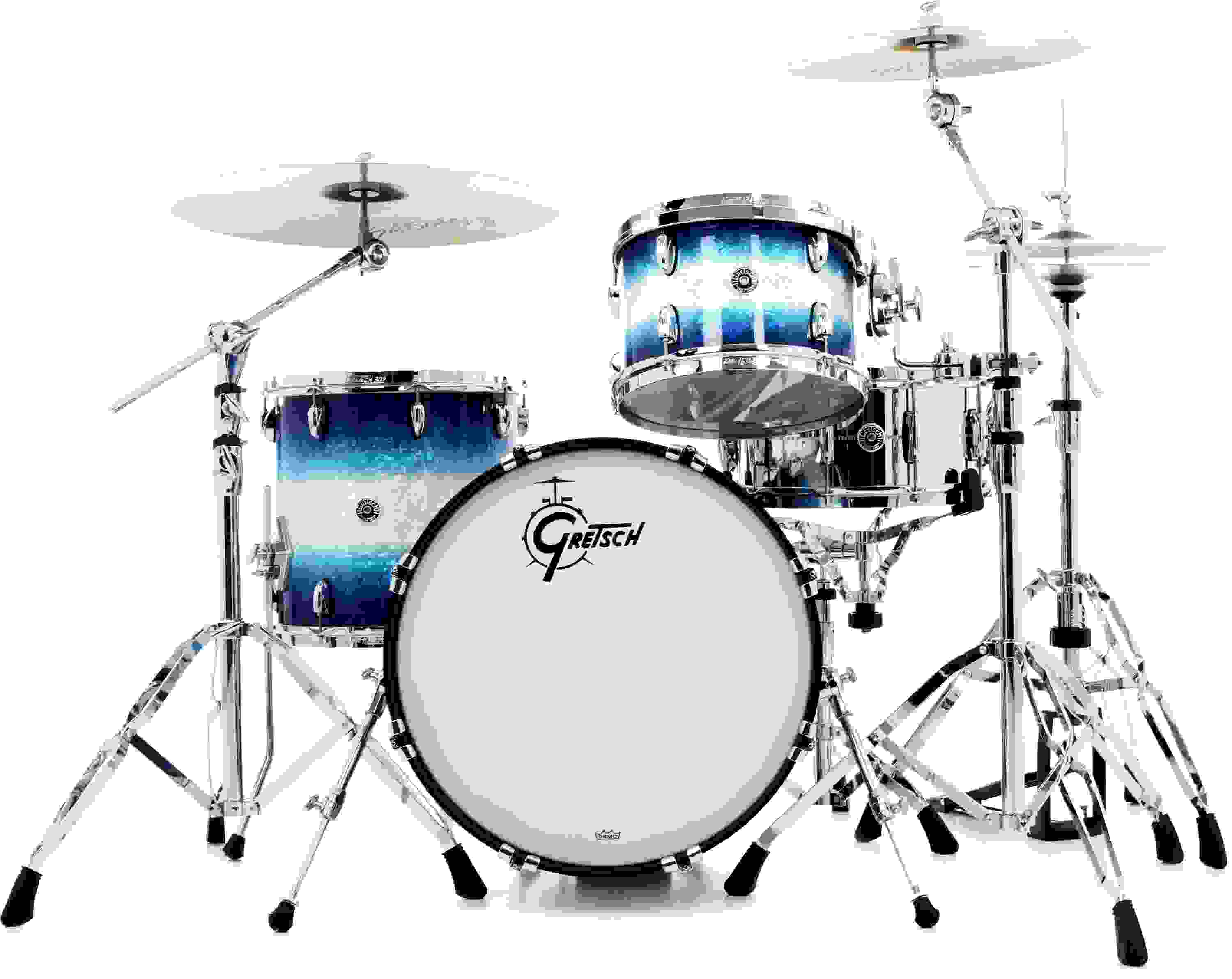 Gretsch Drums Brooklyn 3-piece Shell Pack - Blue Burst Pearl