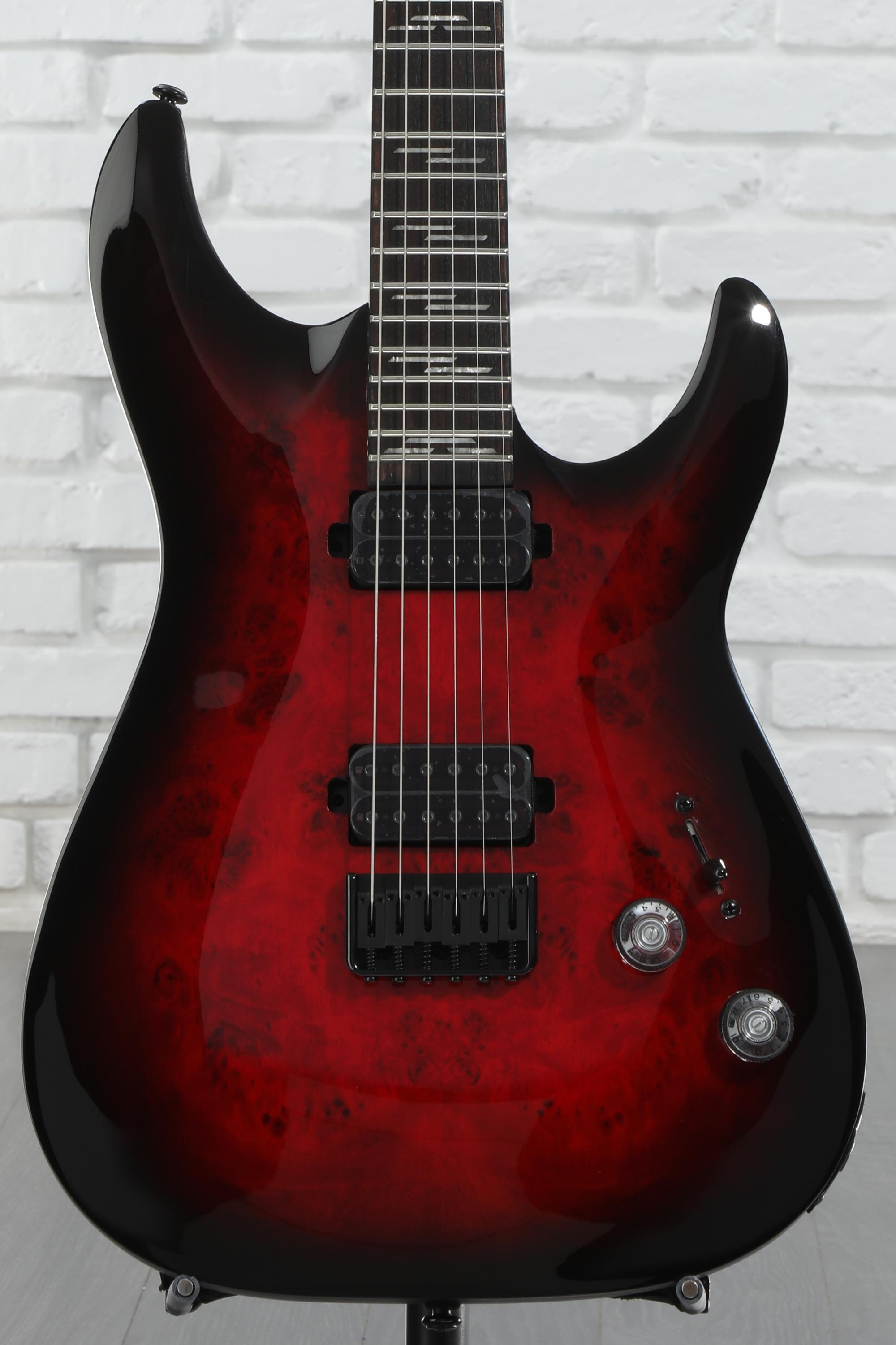 Schecter Omen Elite-6 Electric Guitar - Black Cherry Burst