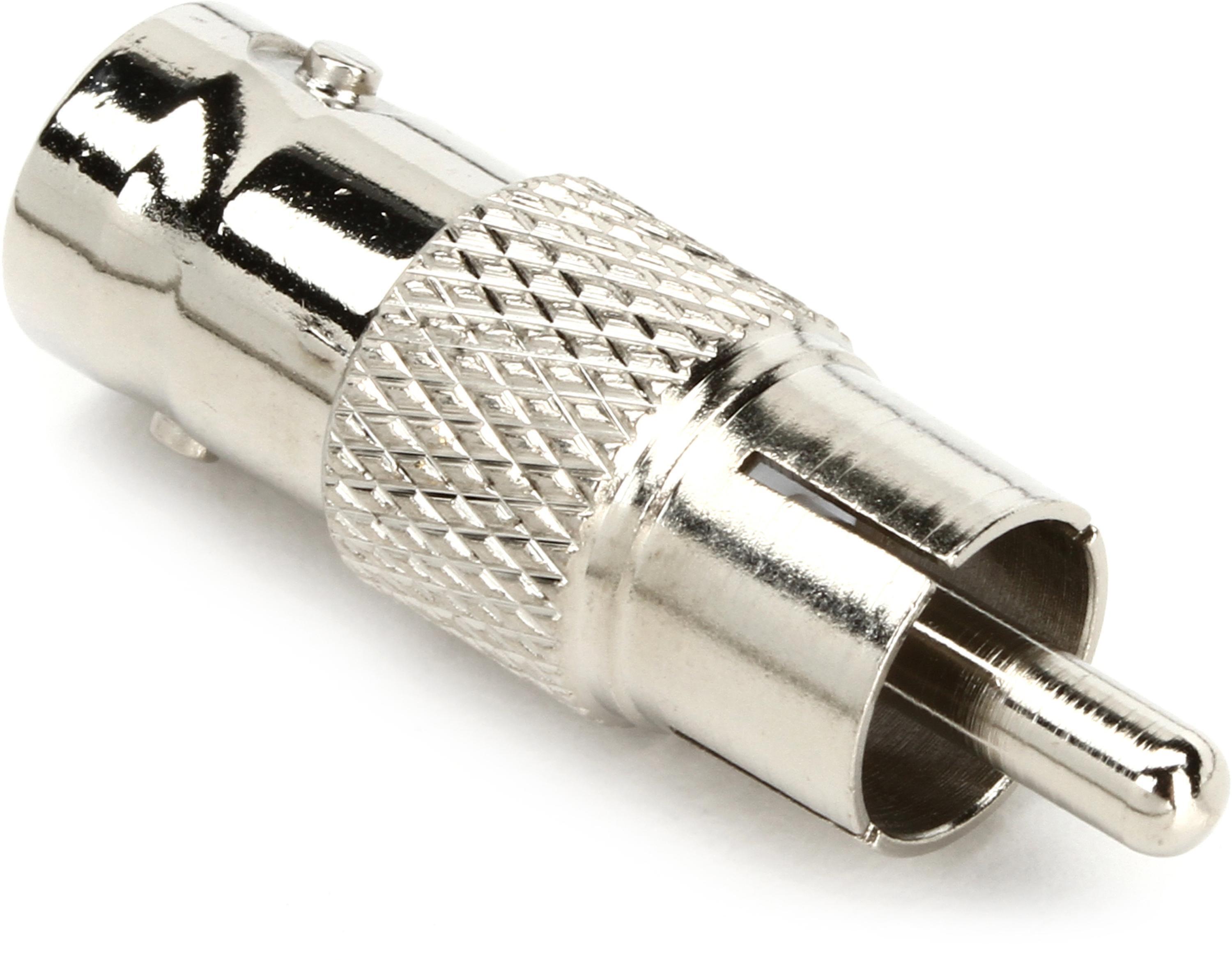 Hosa NBR-271 75-ohm BNC Female to RCA Male Adaptor | Sweetwater
