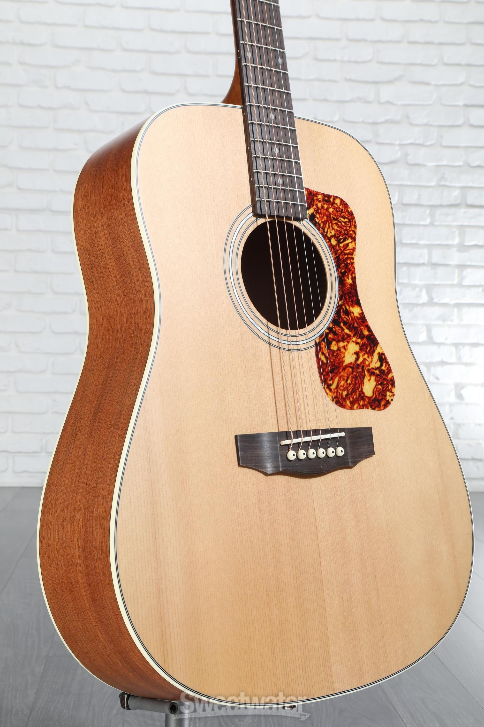 Guild D-240E Acoustic-Electric Guitar - Natural