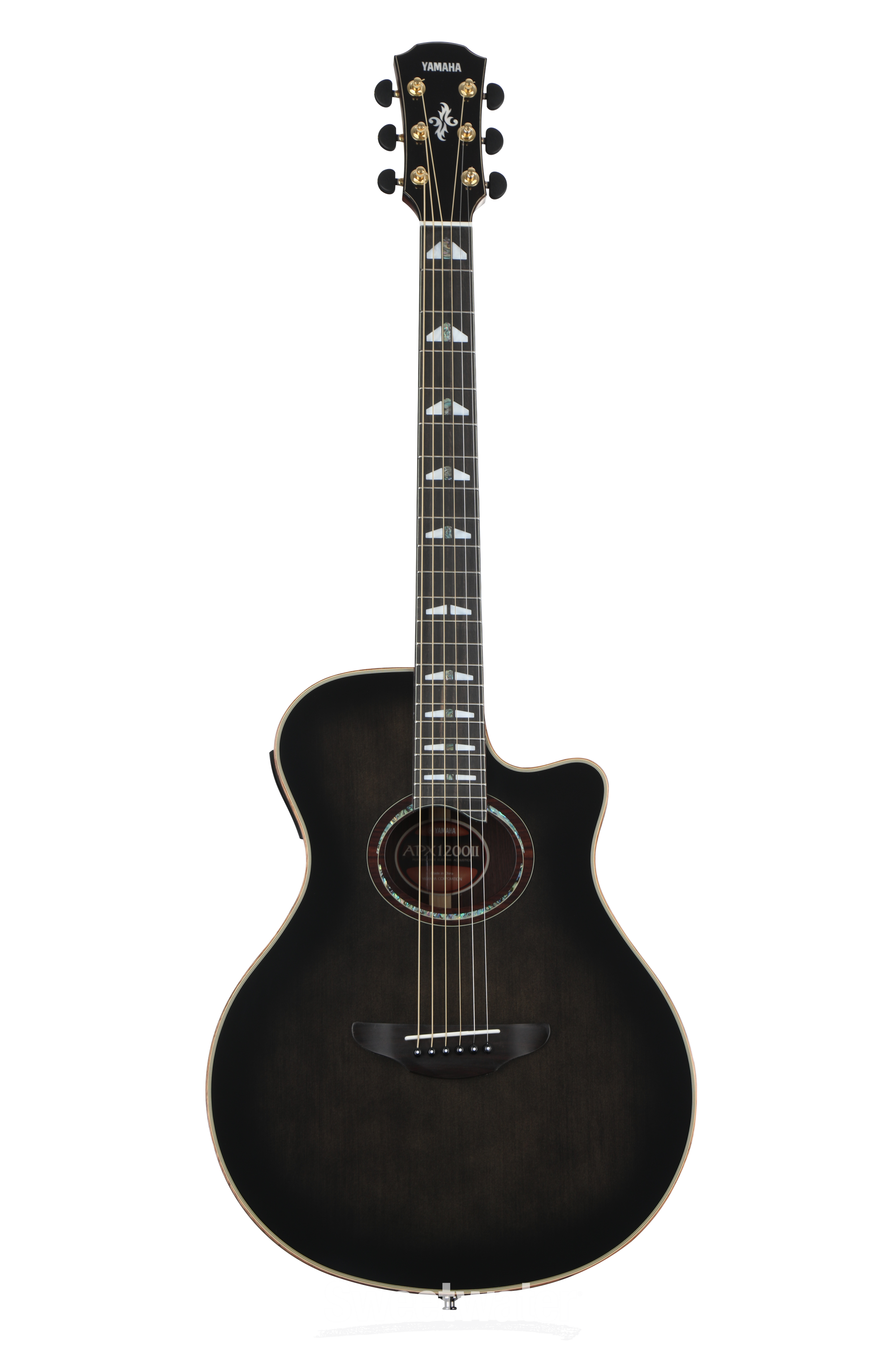 Yamaha APX1200II Acoustic-Electric Guitar - Translucent Black | Sweetwater