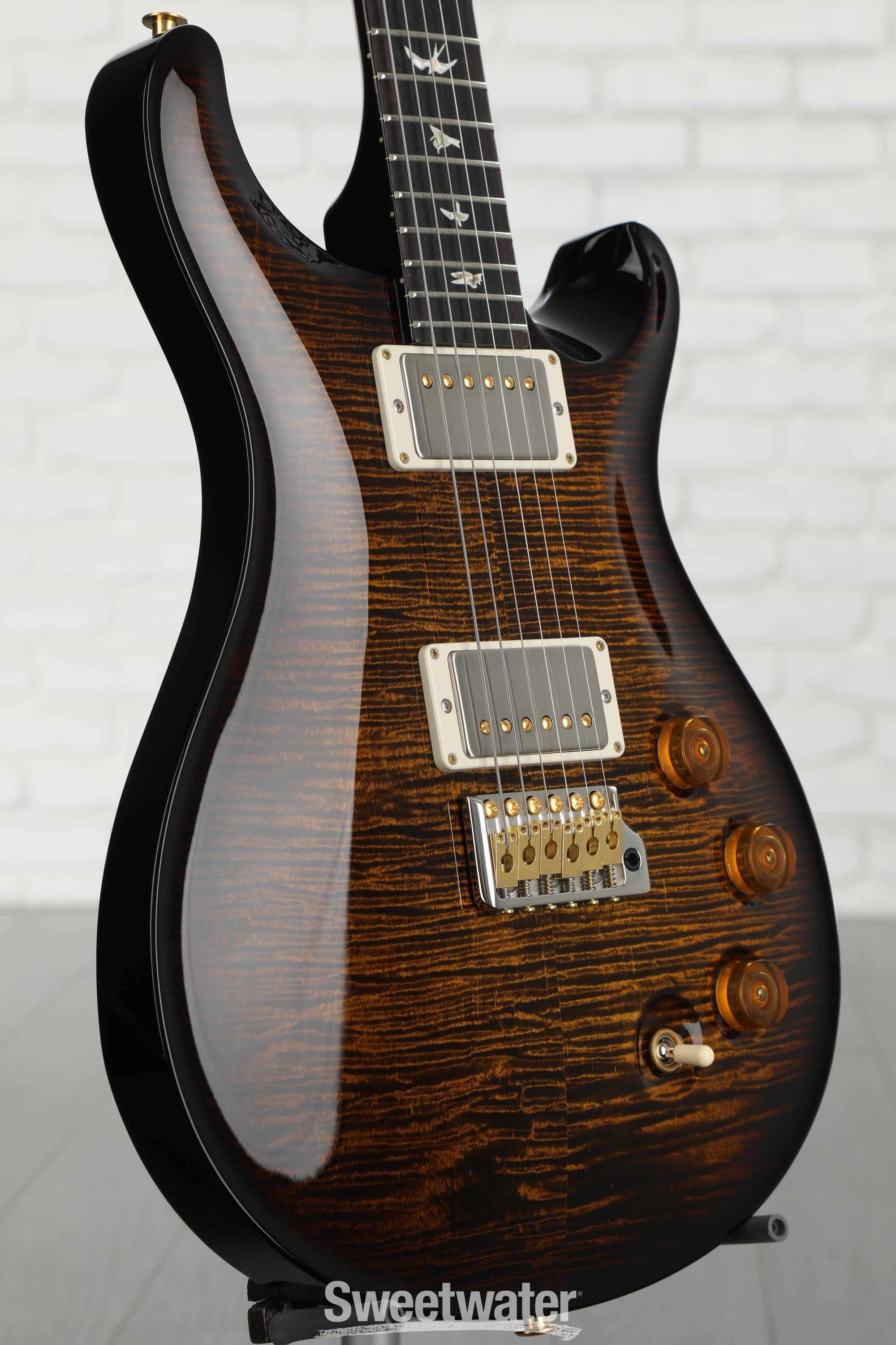 PRS DGT 10-Top Electric Guitar with Bird Inlays - Black Gold
