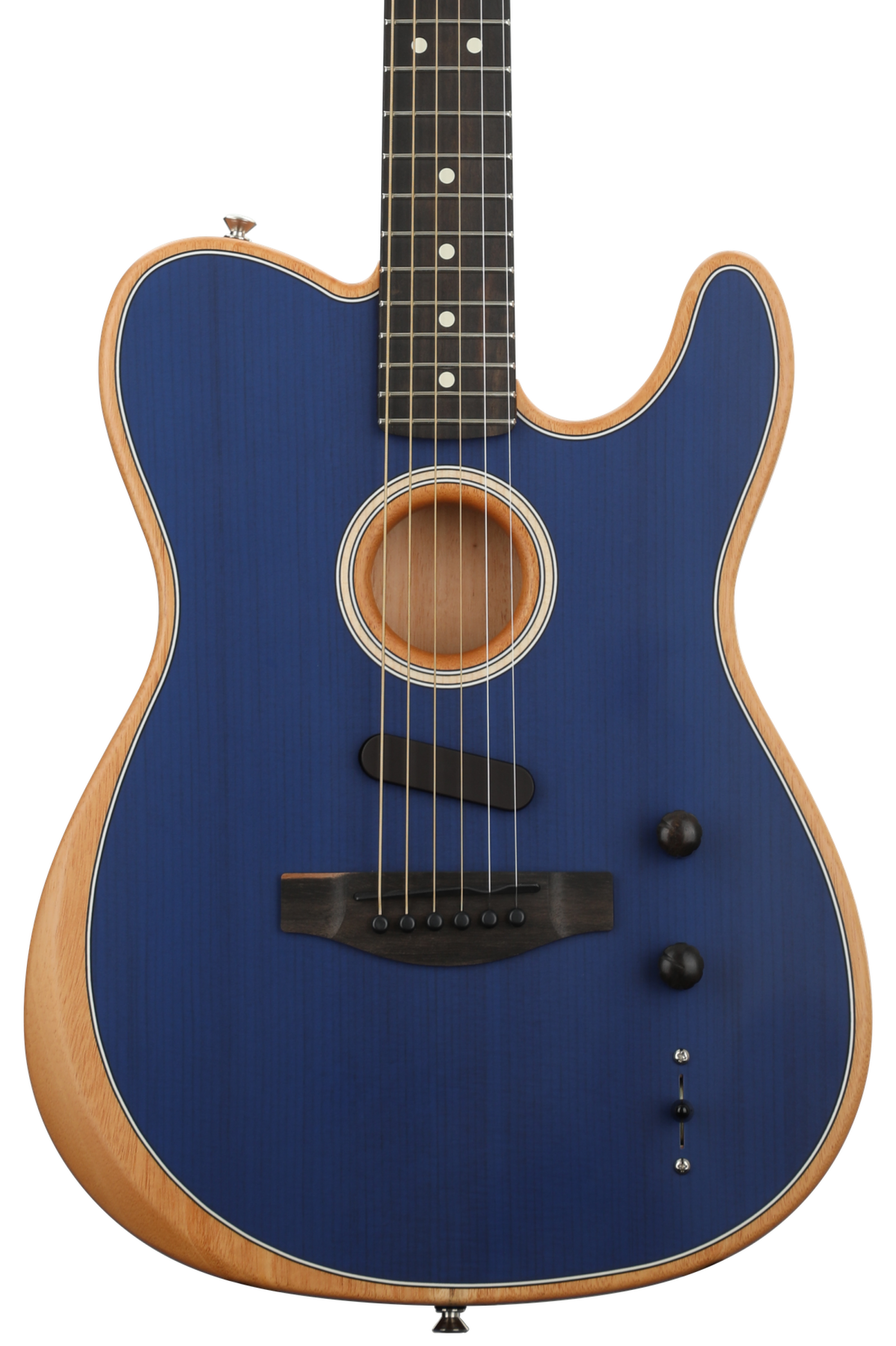 Fender Acoustasonic Telecaster - Sapphire Blue - Sweetwater Exclusive