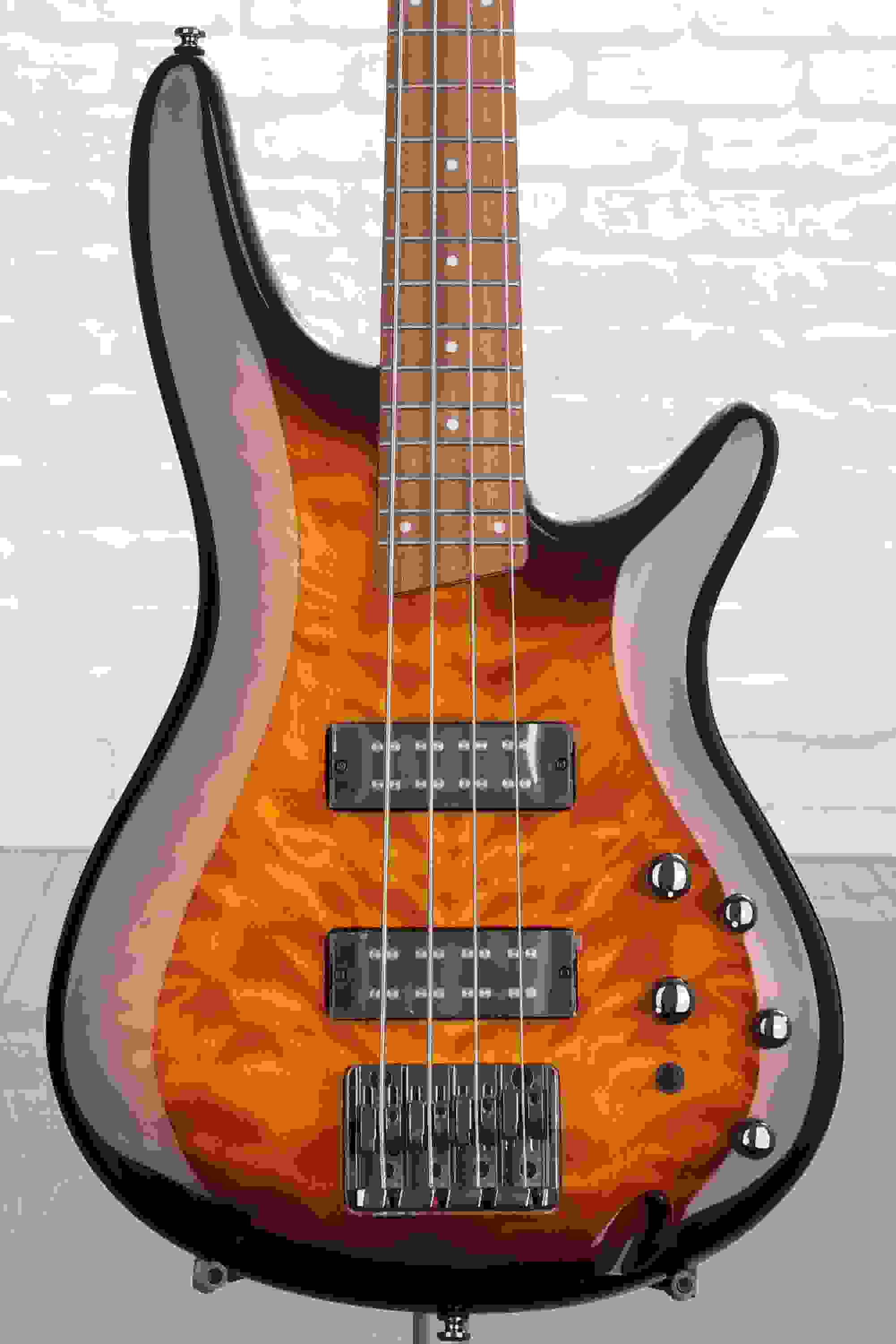 Ibanez Standard SR400EQM Bass Guitar - Dragon Eye Burst