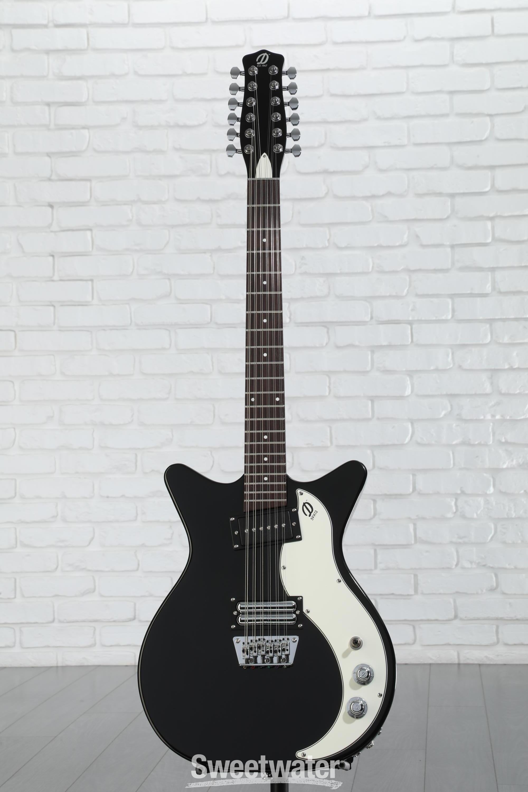 Danelectro 59X12 12-string Electric Guitar - Black | Sweetwater