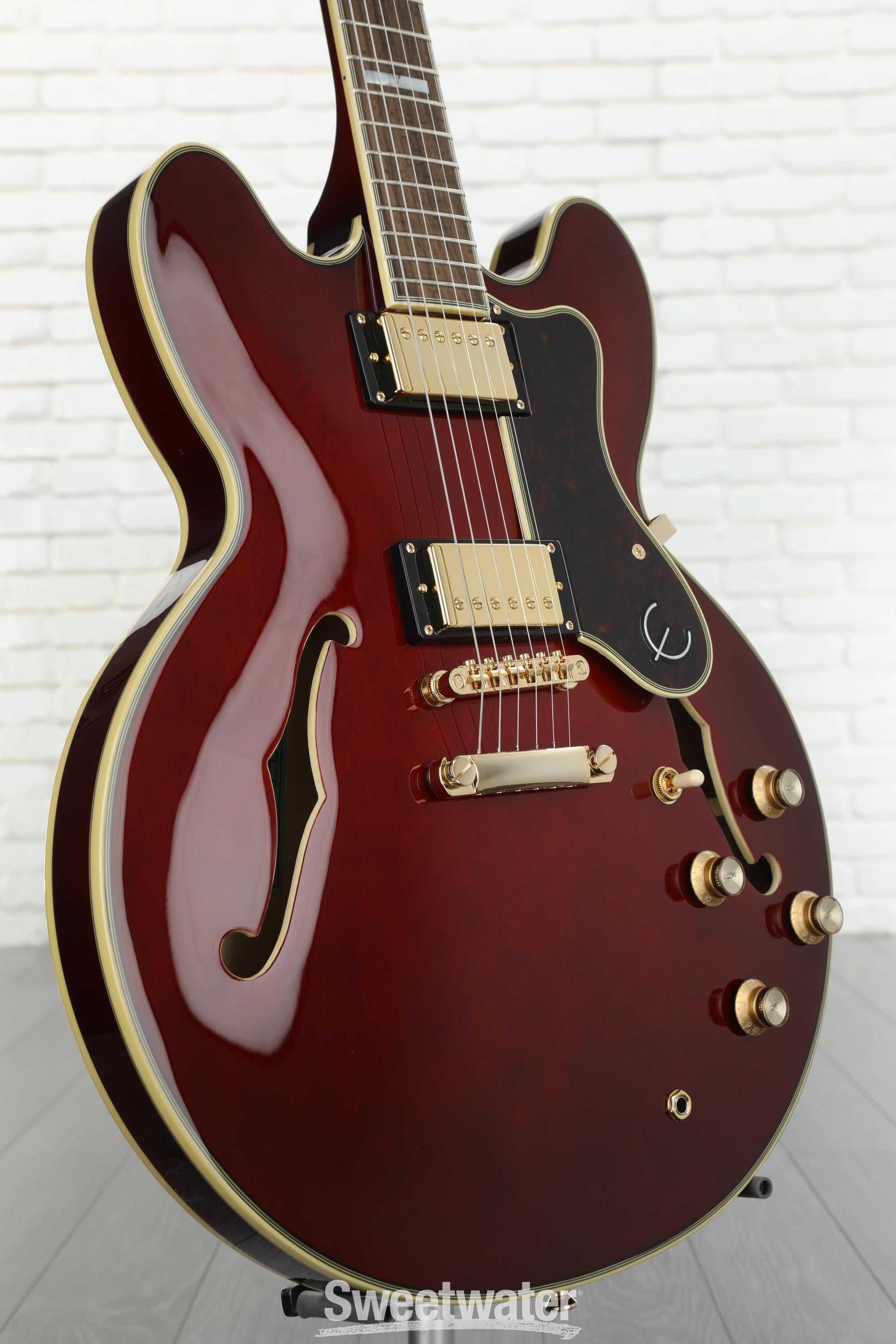 Epiphone Sheraton-II PRO Semi-Hollow Electric Guitar - Wine Red