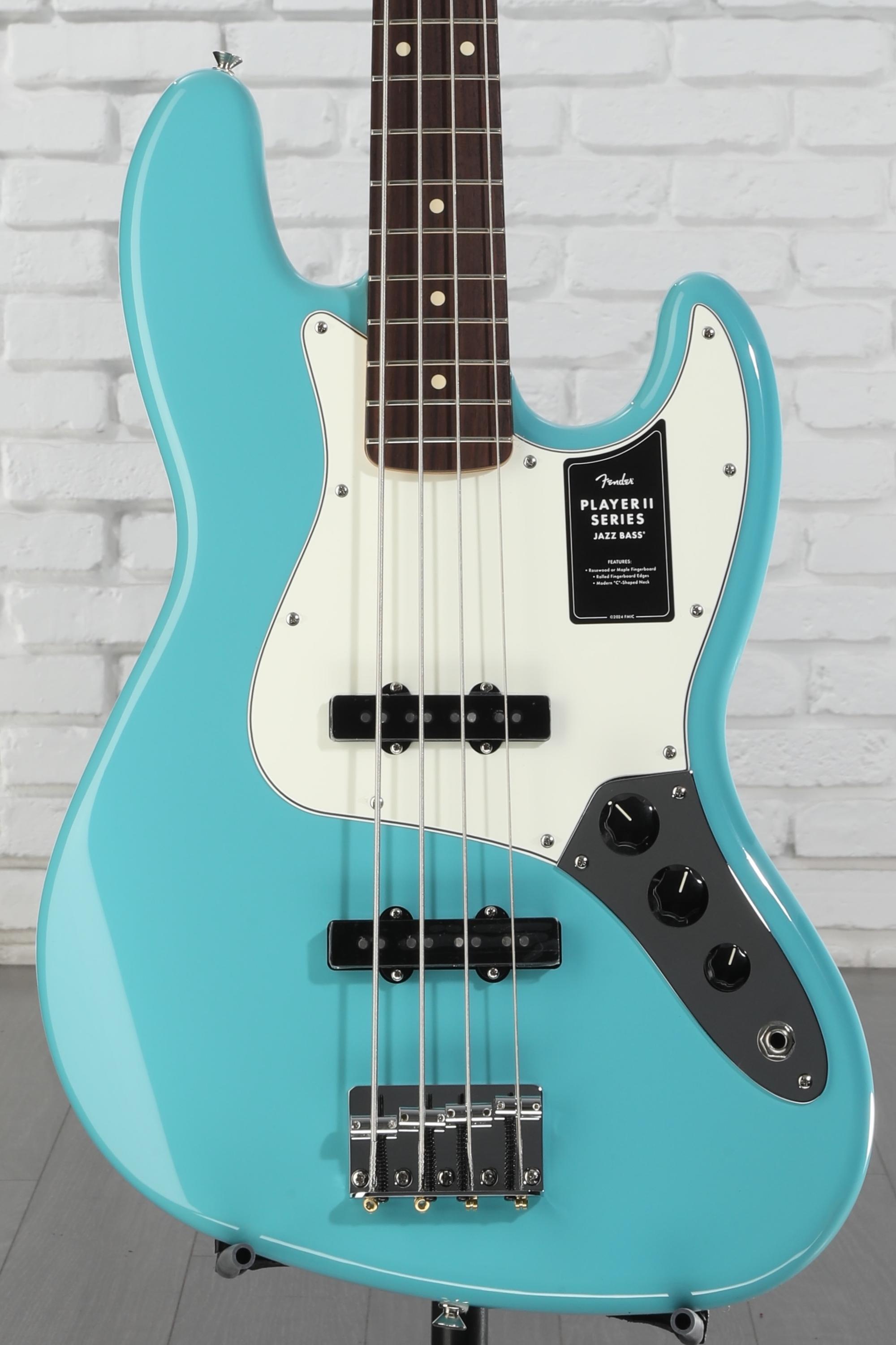 Fender Player II Jazz Bass - Aquatone Blue with Rosewood