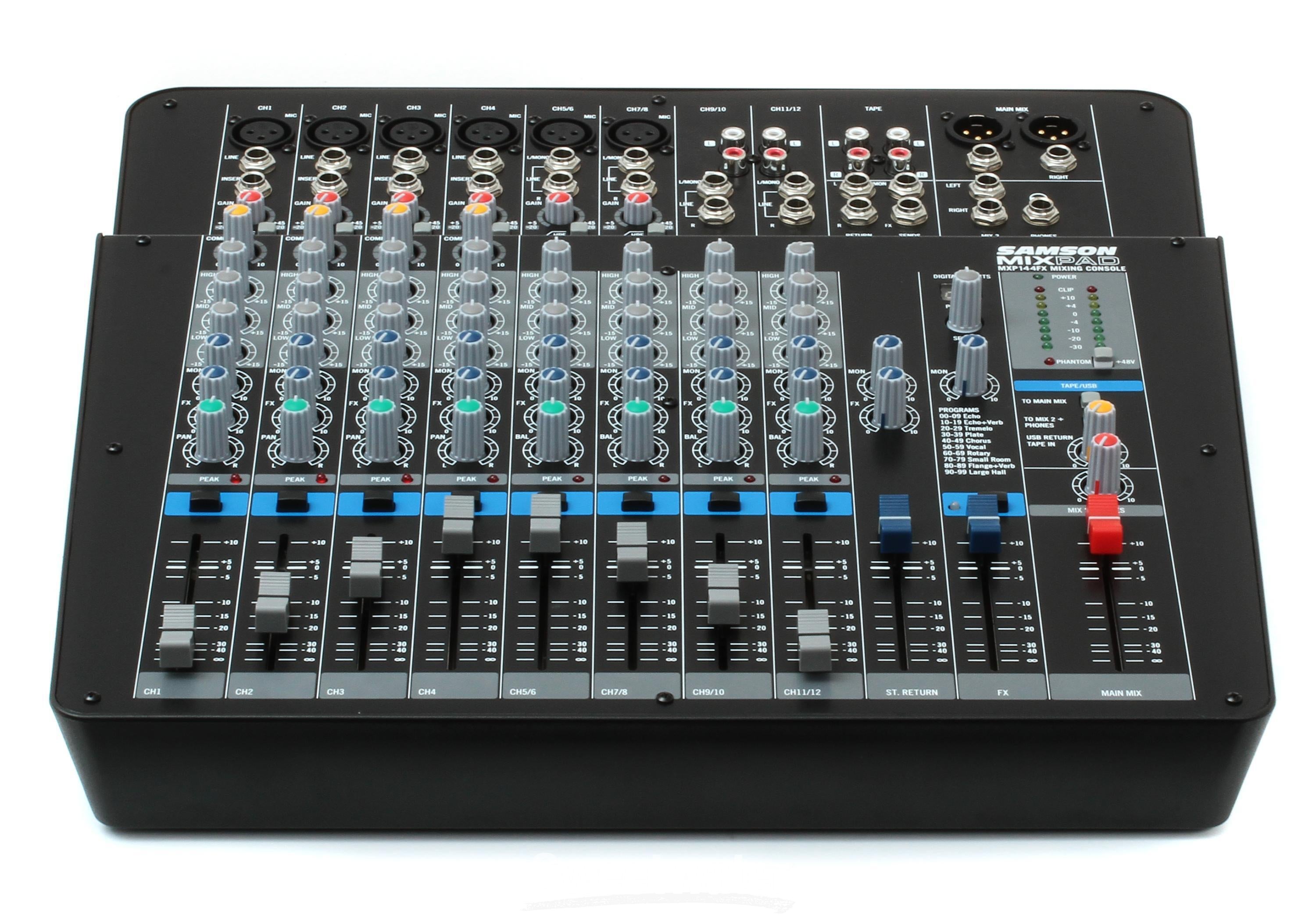 Samson MixPad MXP144FX Mixer with USB & Effects | Sweetwater