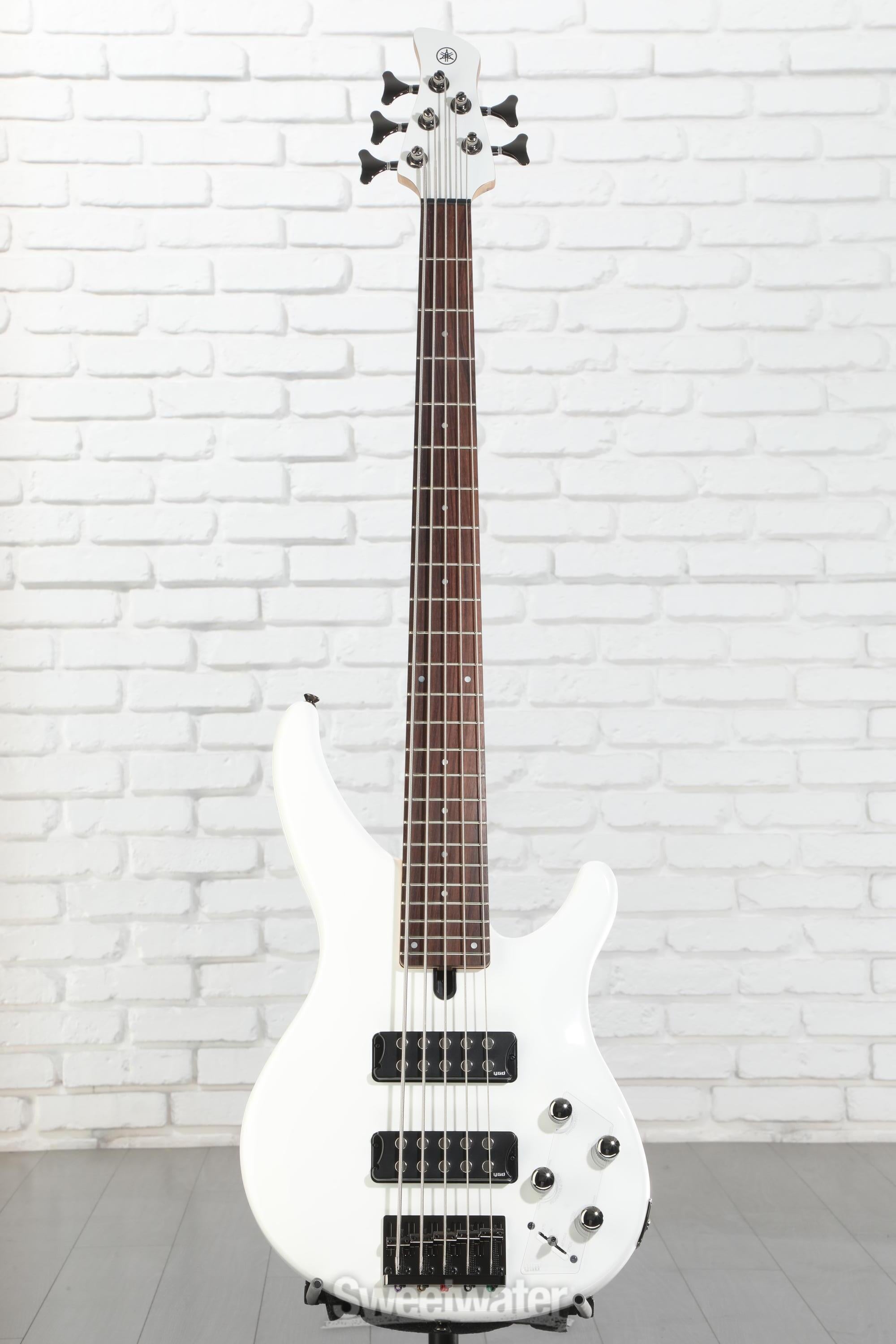 Yamaha TRBX305 5-string Bass Guitar - White | Sweetwater