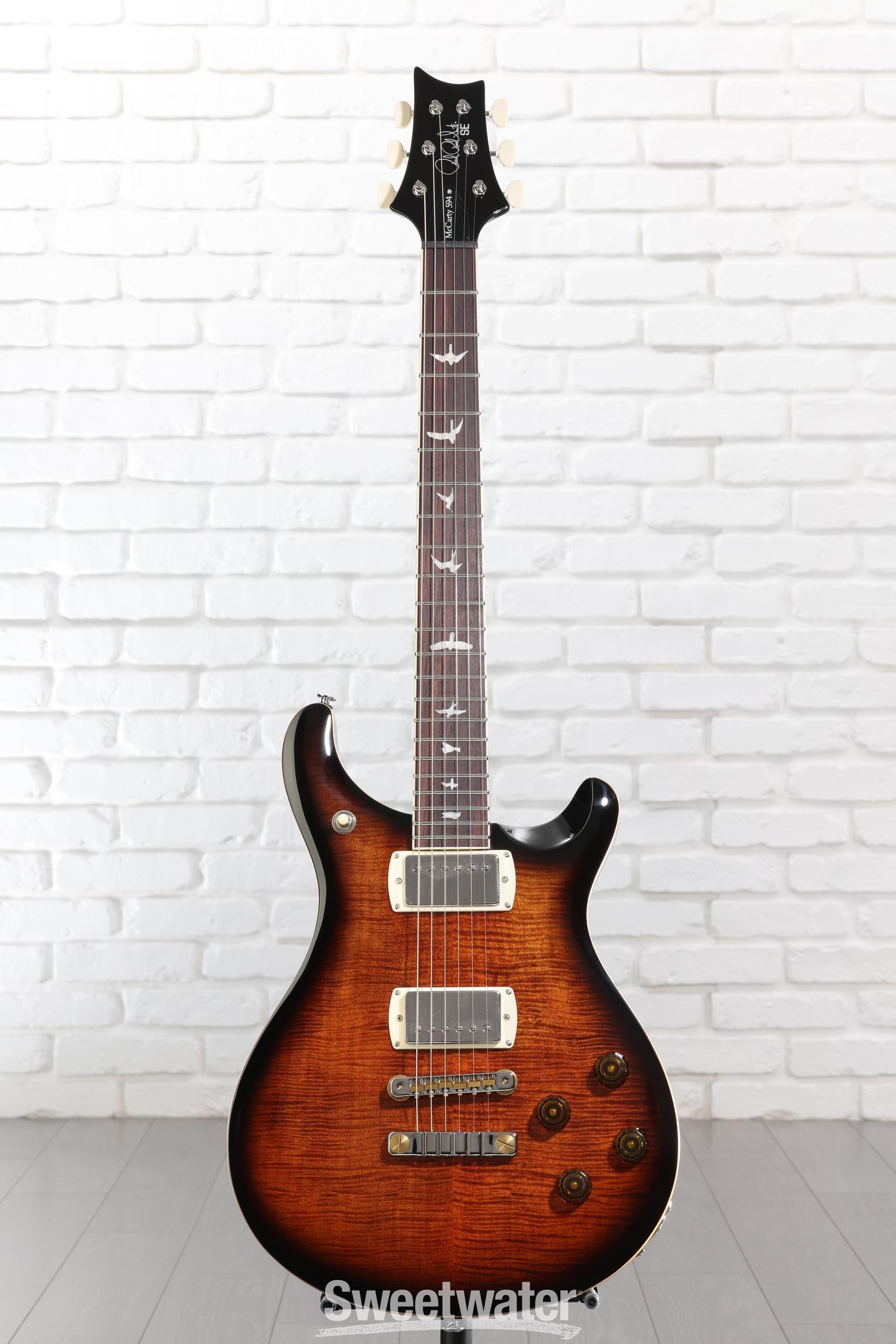 PRS SE McCarty 594 Electric Guitar - Black Gold Burst | Sweetwater