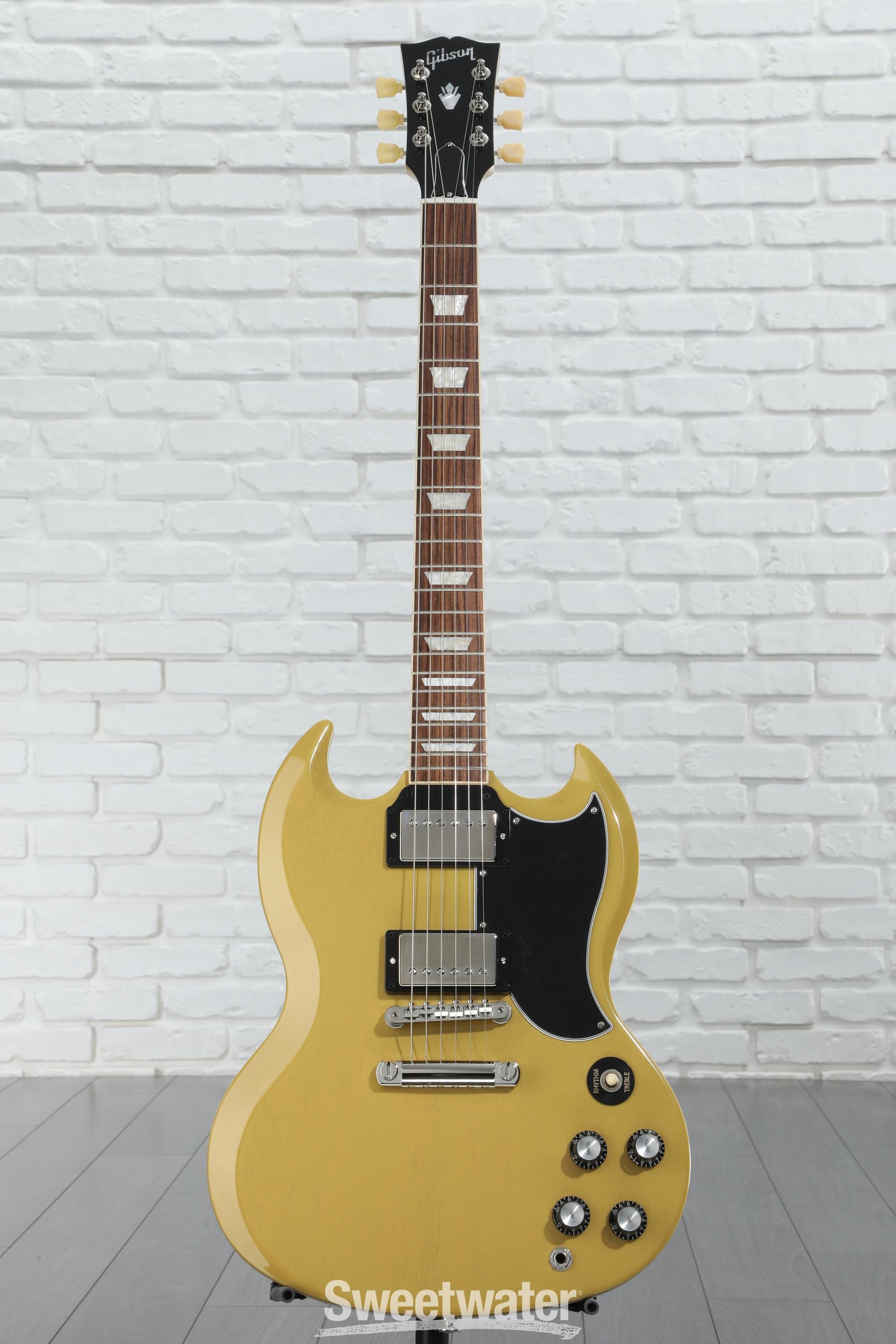 Gibson ギブソン SG Standard 61 TV Yellow Gibson SG Standard '61 Electric Guitar TV Yellow | Guitar Center