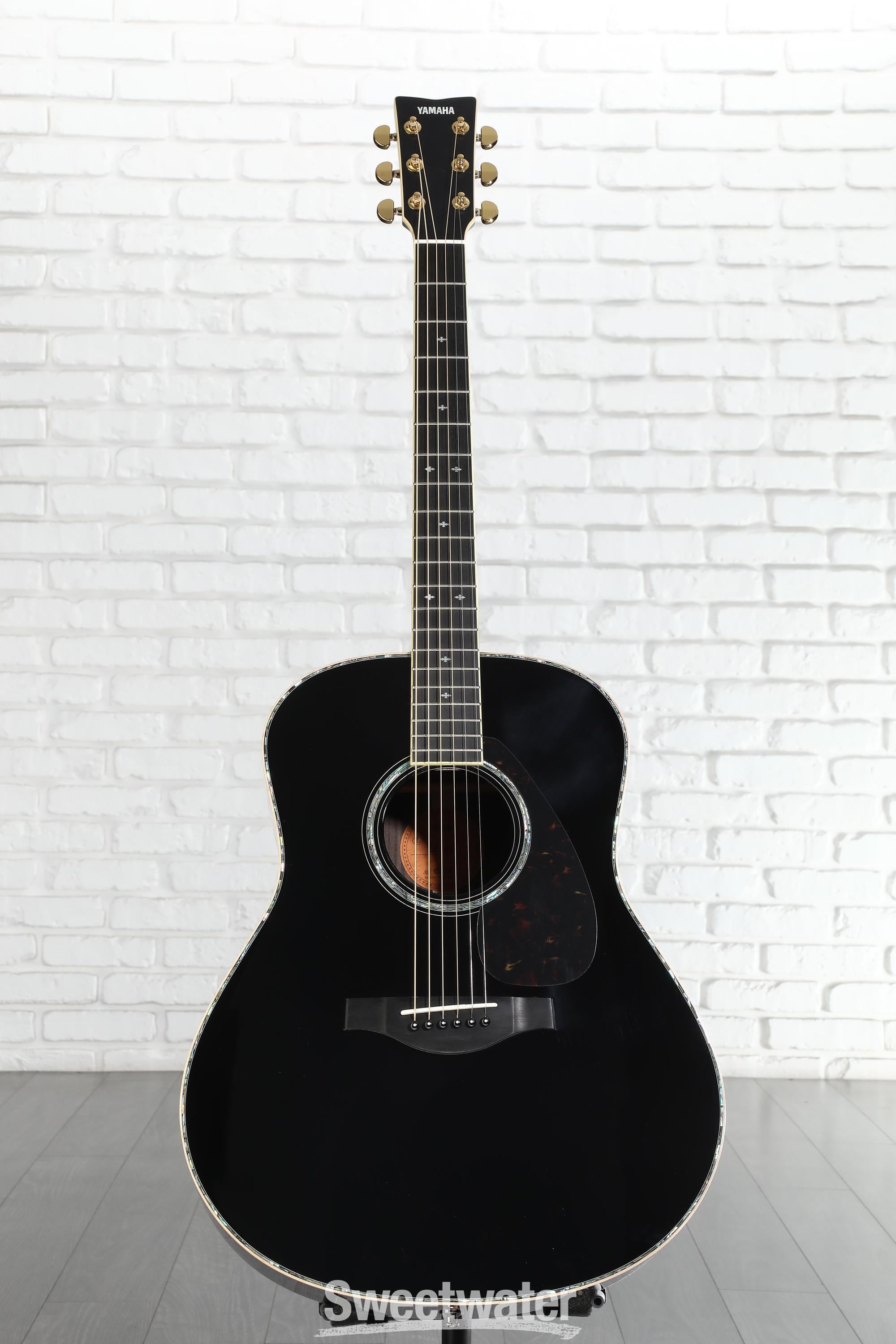 YAMAHA LL16D ARE アコースティックギター BLACK Yamaha LL16D ARE Original Jumbo Acoustic-electric Guitar - Black