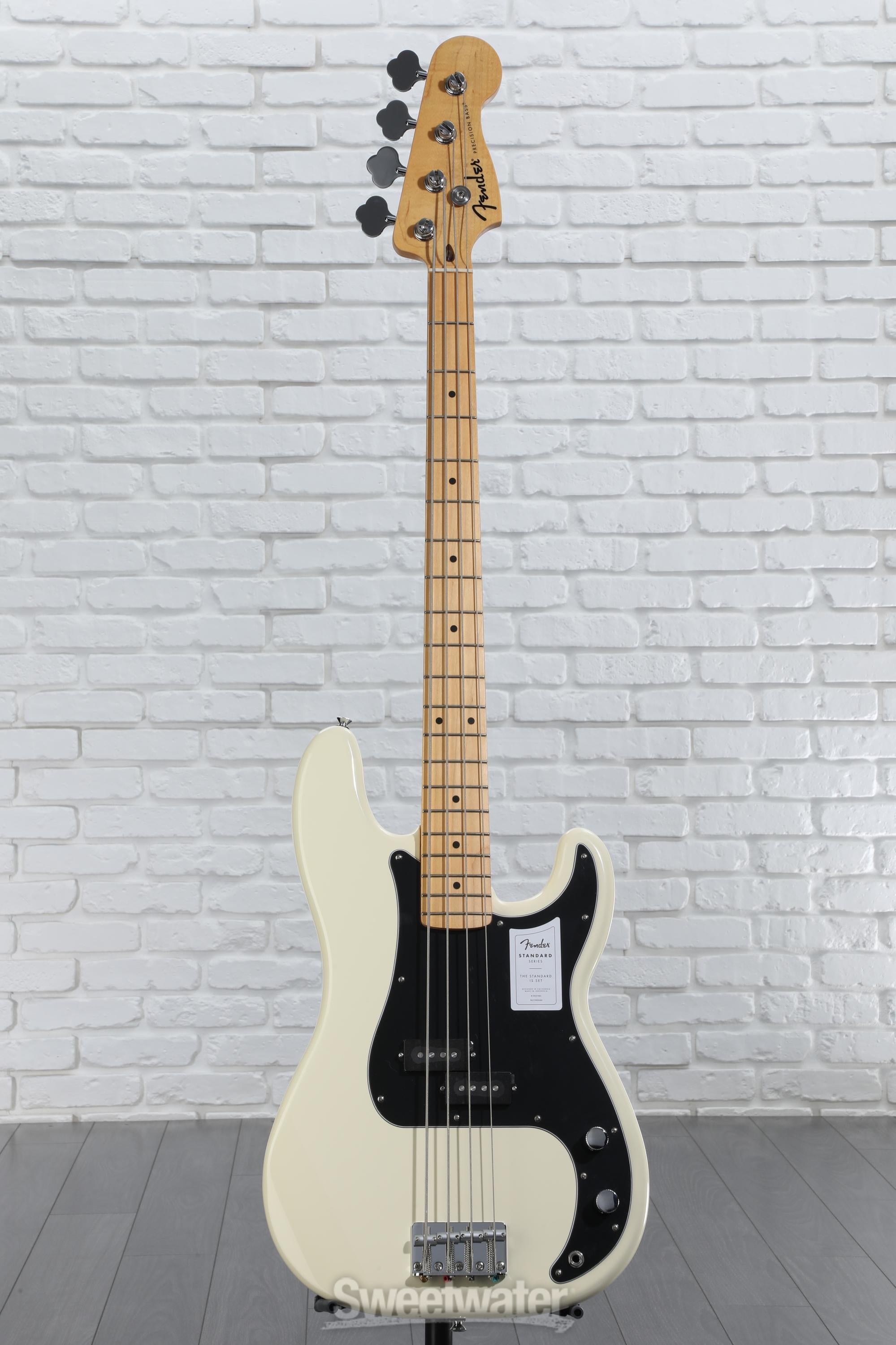 ベース Fender Standard Precision Bass Fender Standard Precision Bass Guitar Black | Guitar Center