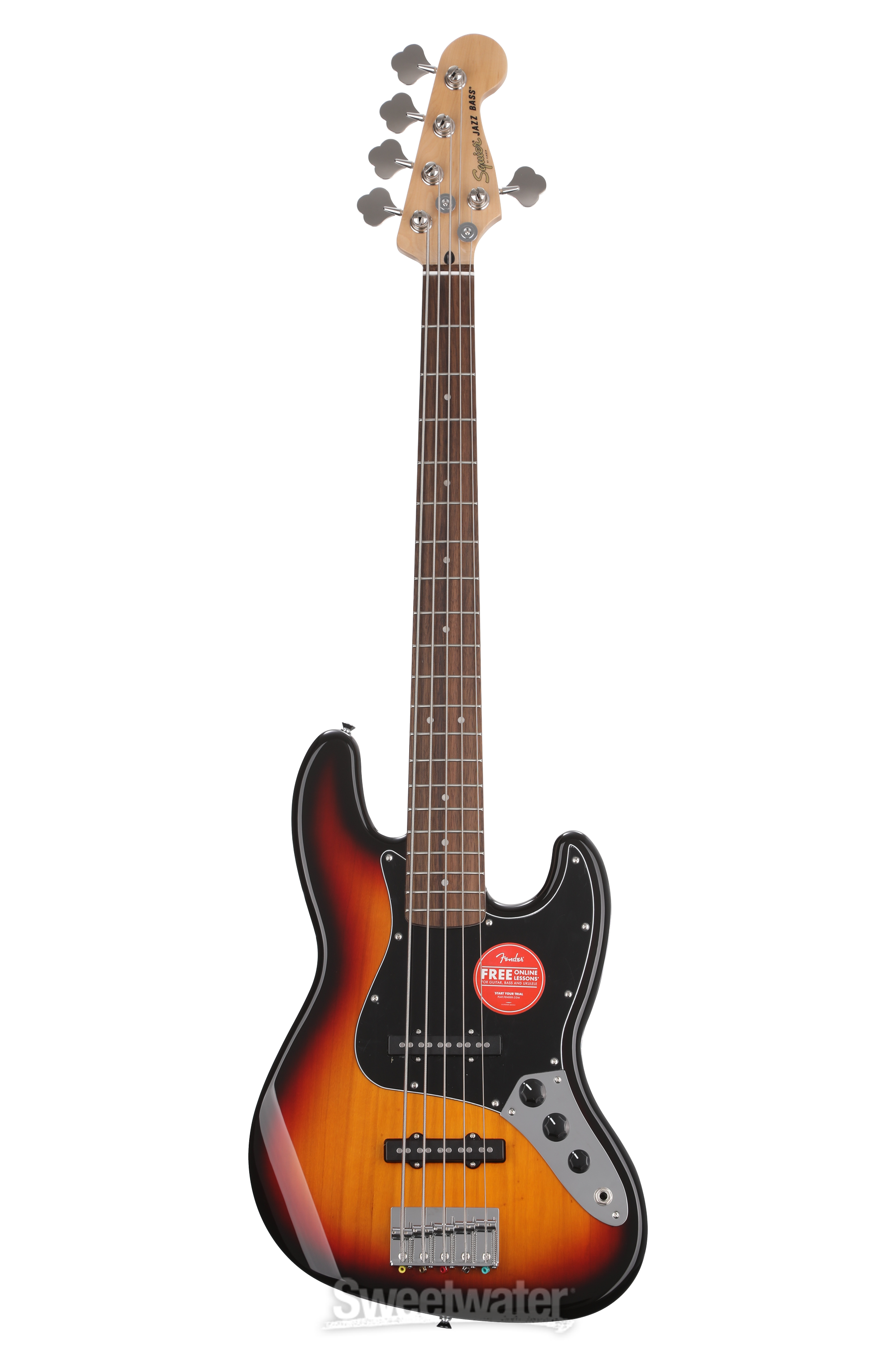 Squier Affinity Series Jazz Bass V - 3-color Sunburst with Laurel Squier Affinity Series Jazz Bass V - 3-color Sunburst with Laurel