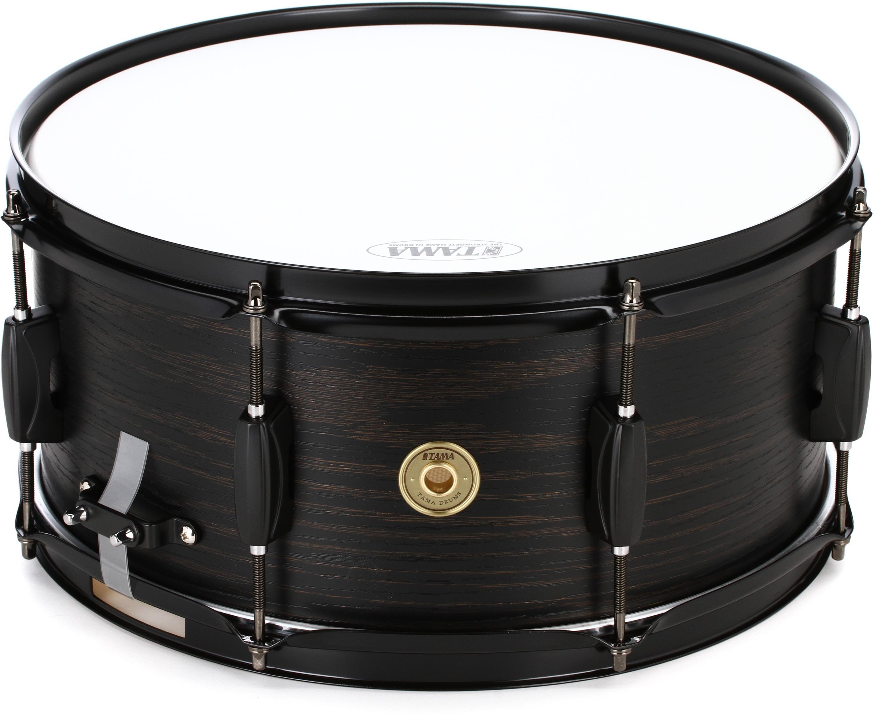 Tama Woodworks Snare Drum - 6.5 x 14 inch - Black Oak Wrap