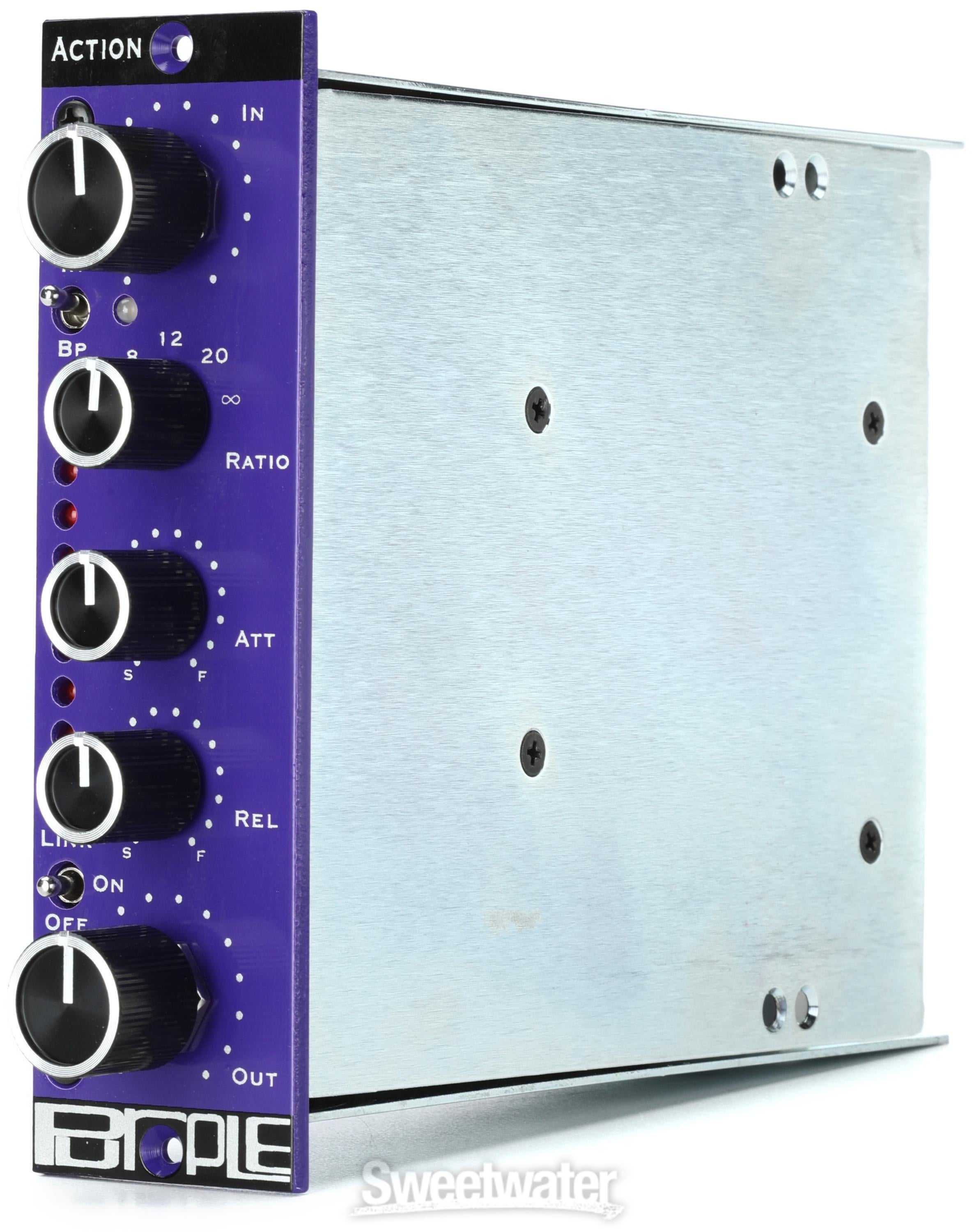 Purple Audio Action Api500 VPR コンプレッサー Purple Audio Action 500 Series FET Compressor Reviews