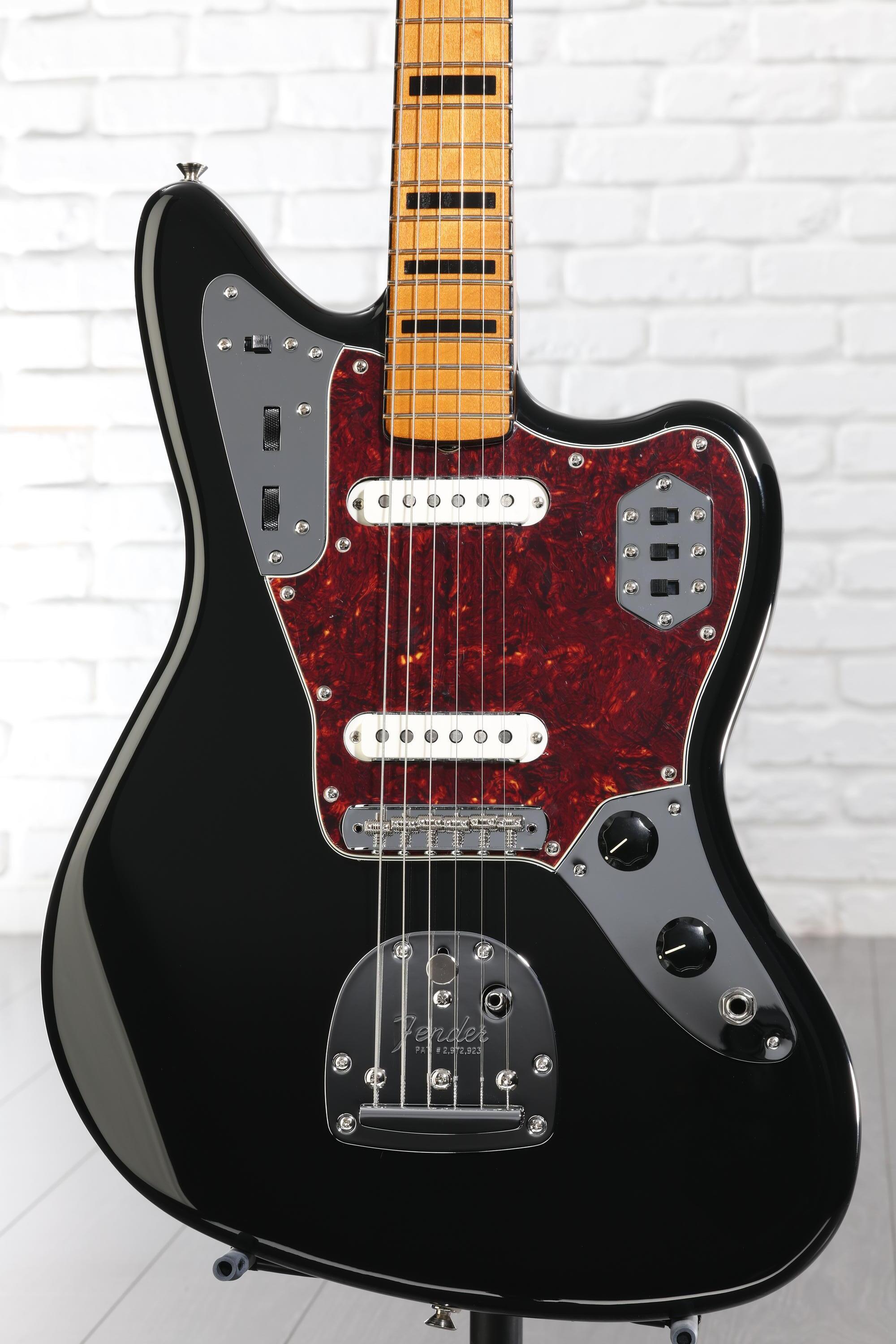 Fender Vintera II '70s Jaguar Electric Guitar - Black | Sweetwater