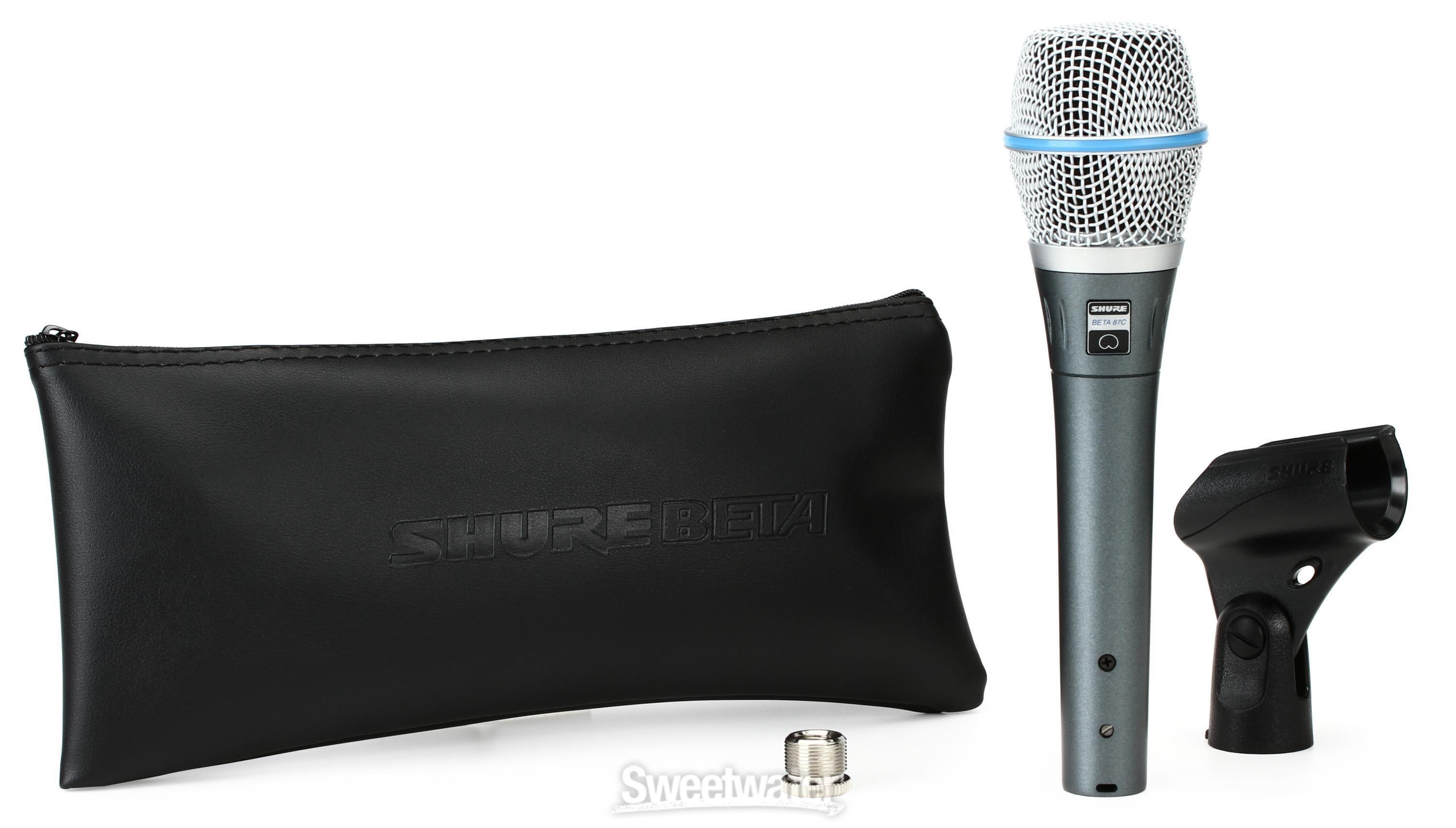 Shure Beta 87C Cardioid Condenser Handheld Vocal Microphone