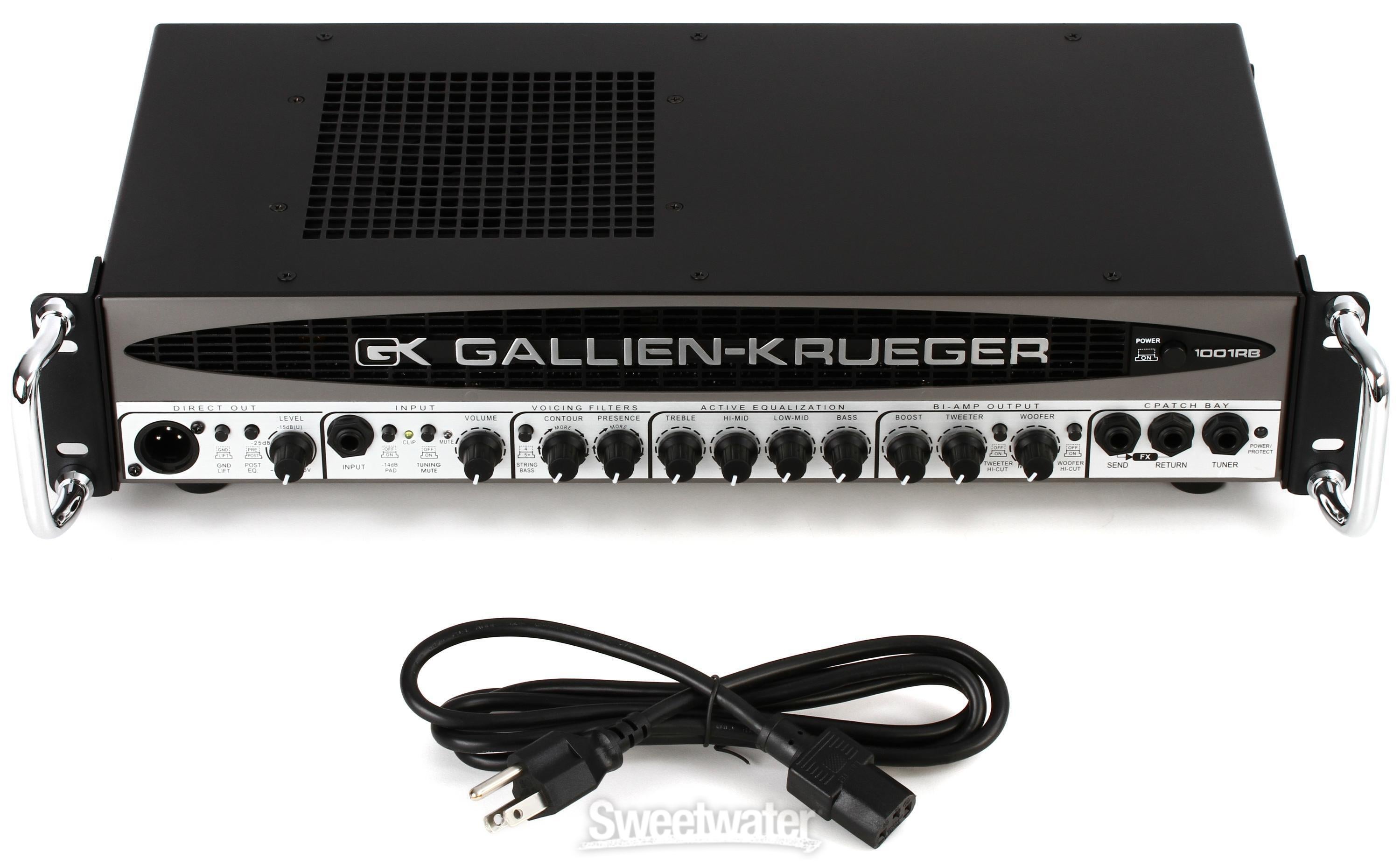 Gallien-Krueger 1001RB-II 700+50-Watt Compact Bass Head | Sweetwater