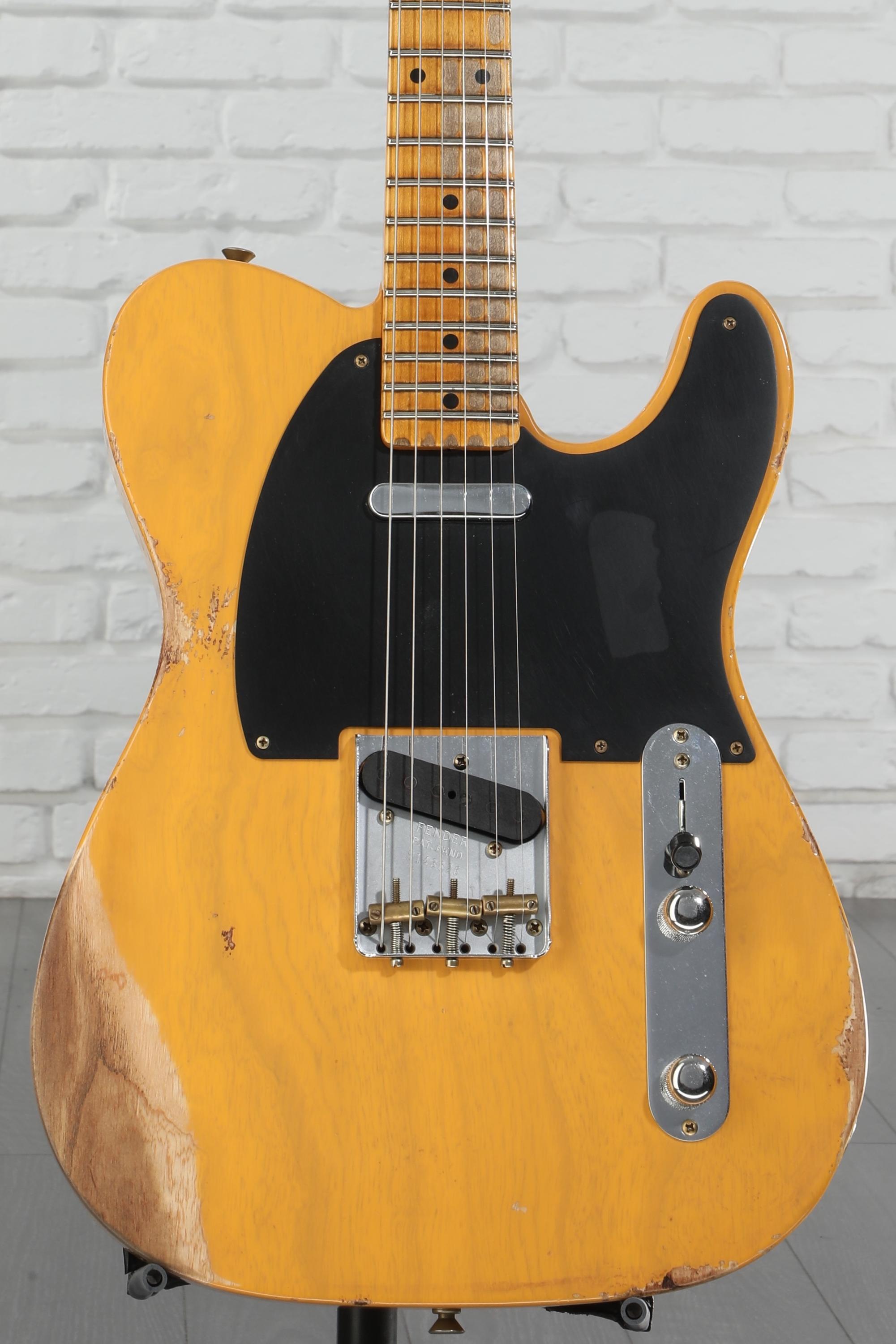 ギター Fender Custom Shop LTD Telecaster Relic Fender Custom Shop Limited 53 Tele | Relic Aged Black