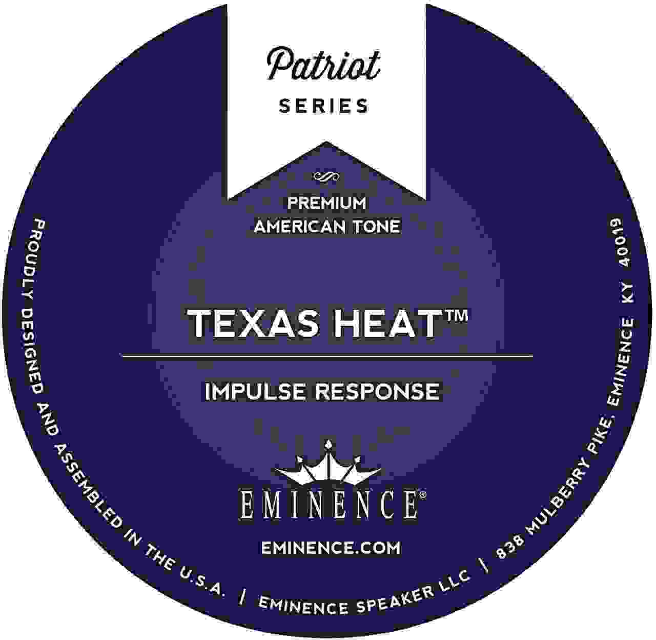 Eminence Texas Heat Speaker Impulse Response | Sweetwater