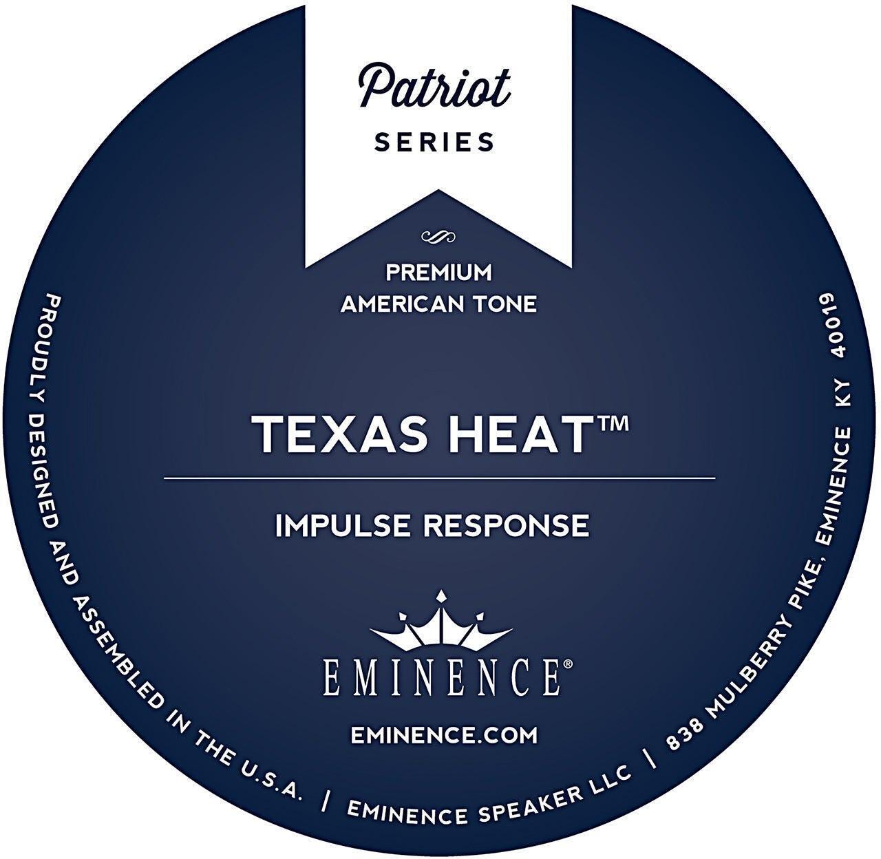 Eminence Texas Heat Speaker Impulse Response | Sweetwater