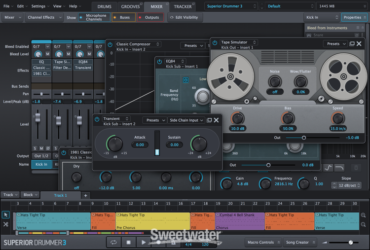 Toontrack Superior Drummer 3 Drum Software | Sweetwater Toontrack Superior Drummer 3 Drum Software | Sweetwater
