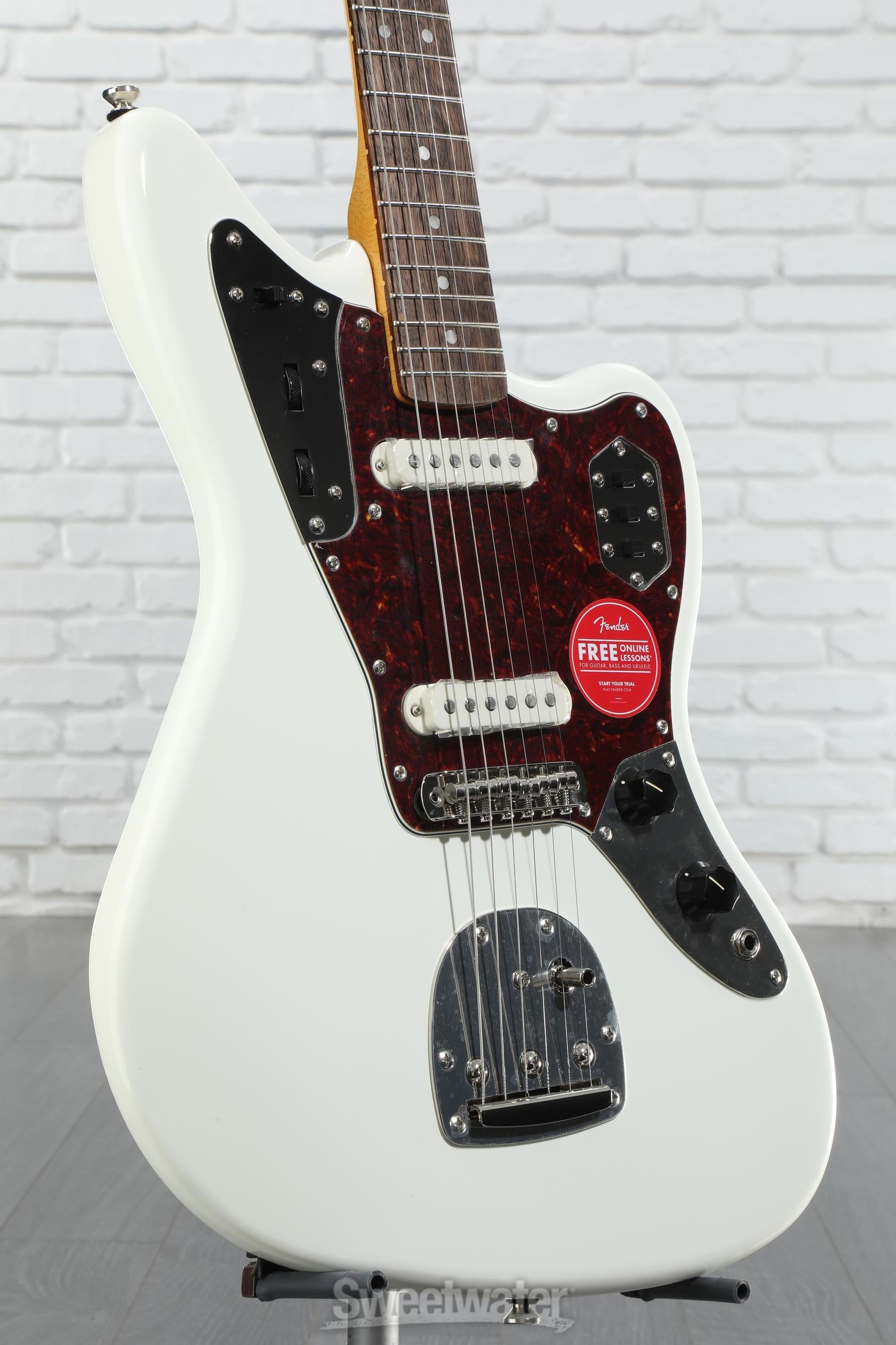 Squier Classic Vibe '60s Jaguar Electric Guitar - Olympic Squier Classic Vibe '60s Jaguar Electric Guitar - Olympic
