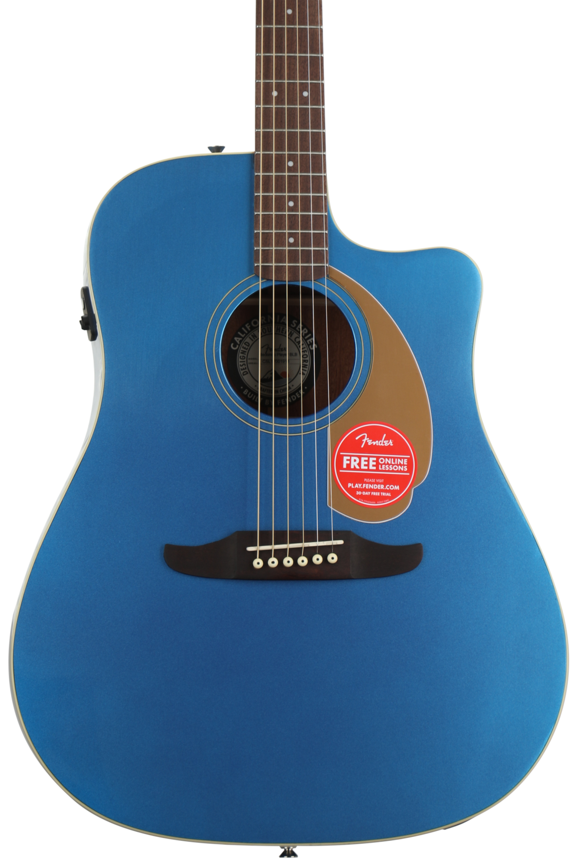 Blue　Player　Acoustic-electric　Fender　Belmont　Sweetwater　Redondo　Guitar