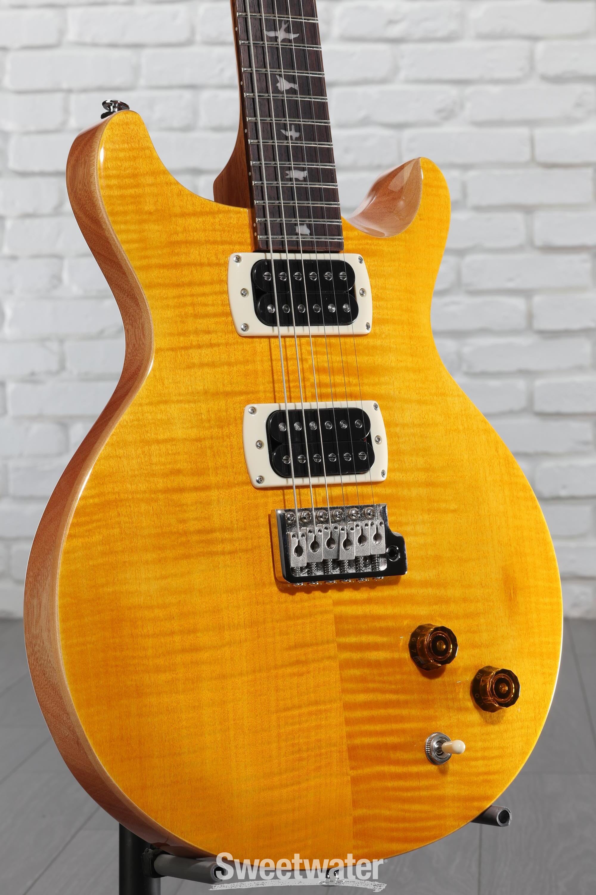 PRS SE Santana Electric Guitar - Santana Yellow | Sweetwater